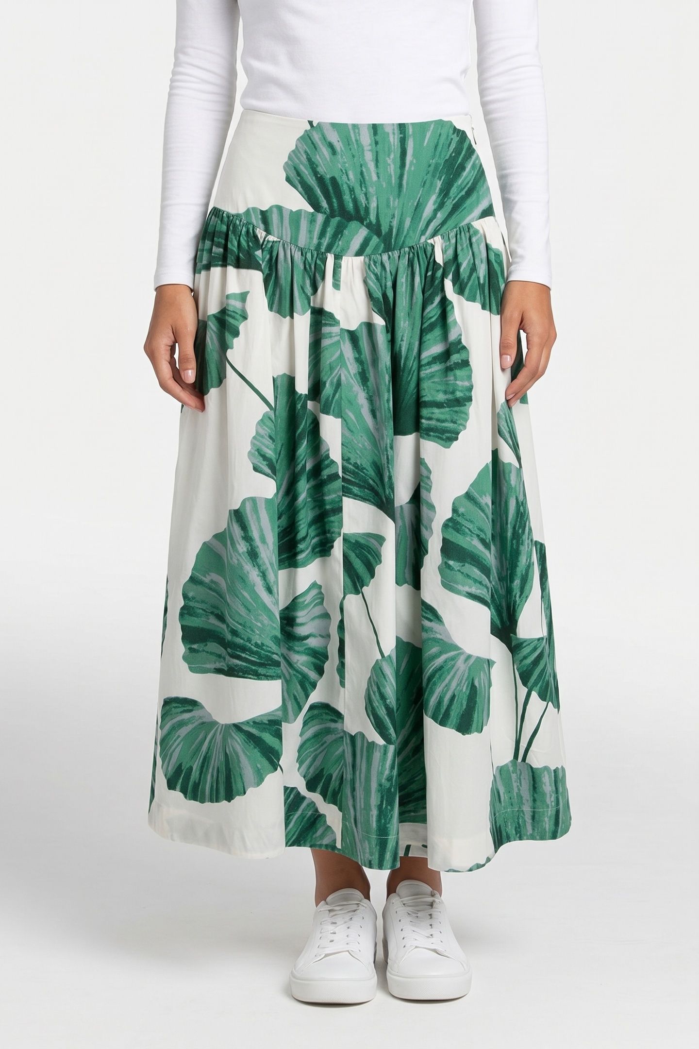 AUDRINA SKIRT WHITE 1