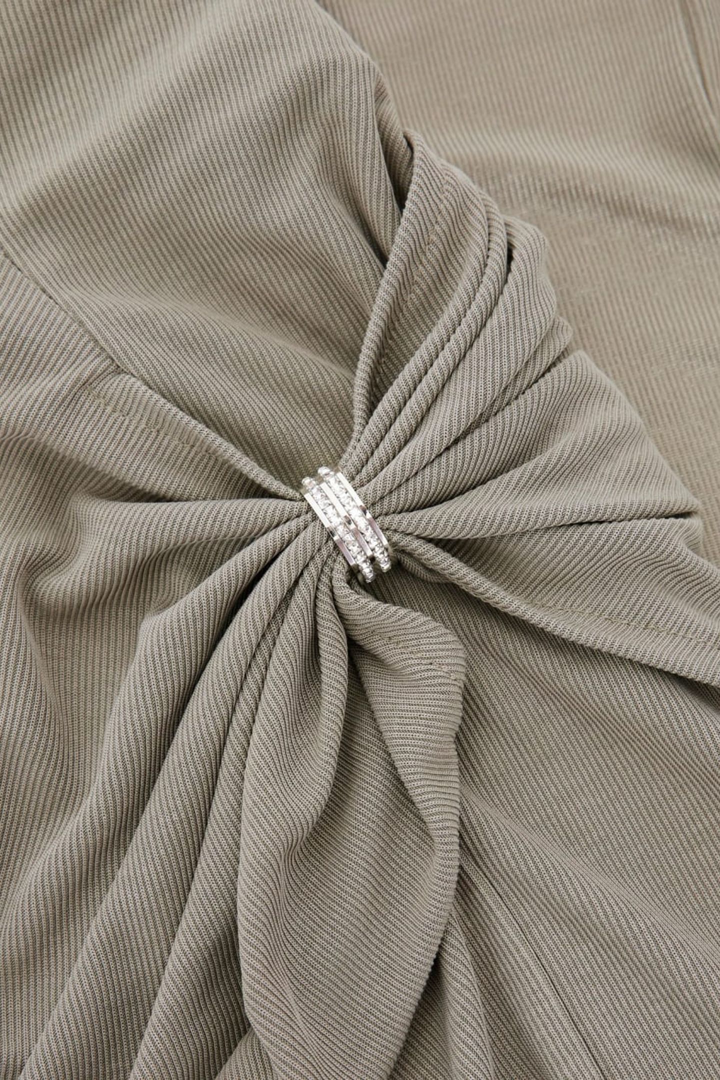 GUESS ECO AIMEE JEWEL DRAP SKI MOSSY GREEN 3
