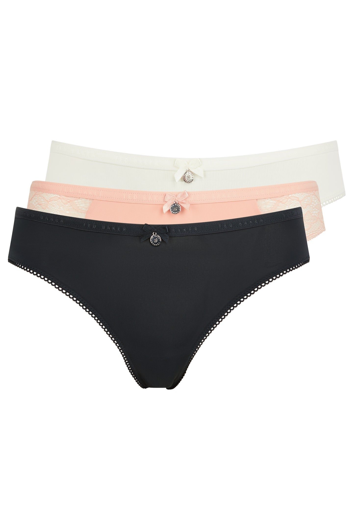 ADDISON 3PK SOLID BRIEF EGRET/JET BLACK/ALMOND 1