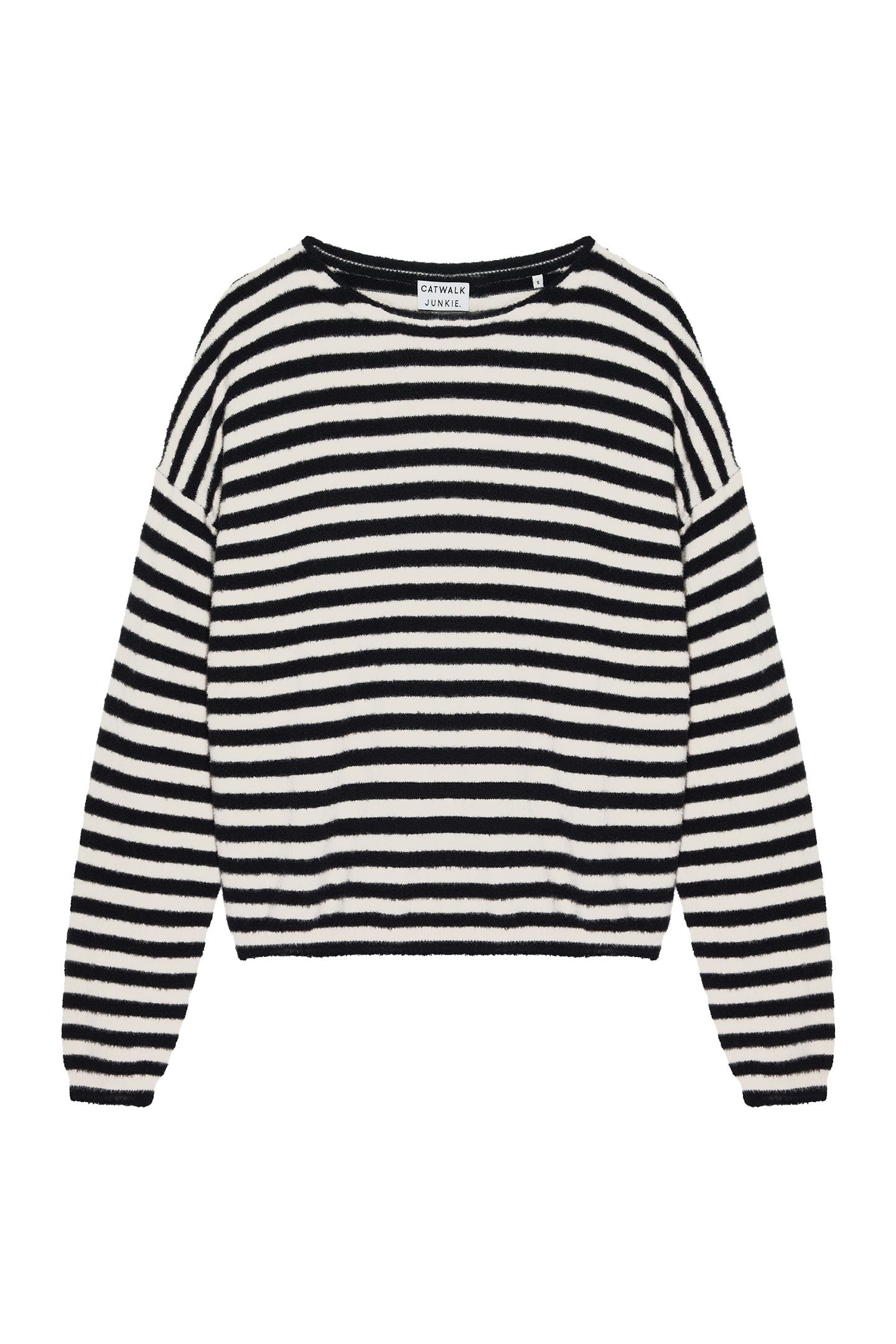 SOFT STRIPED KNIT BLACK 4