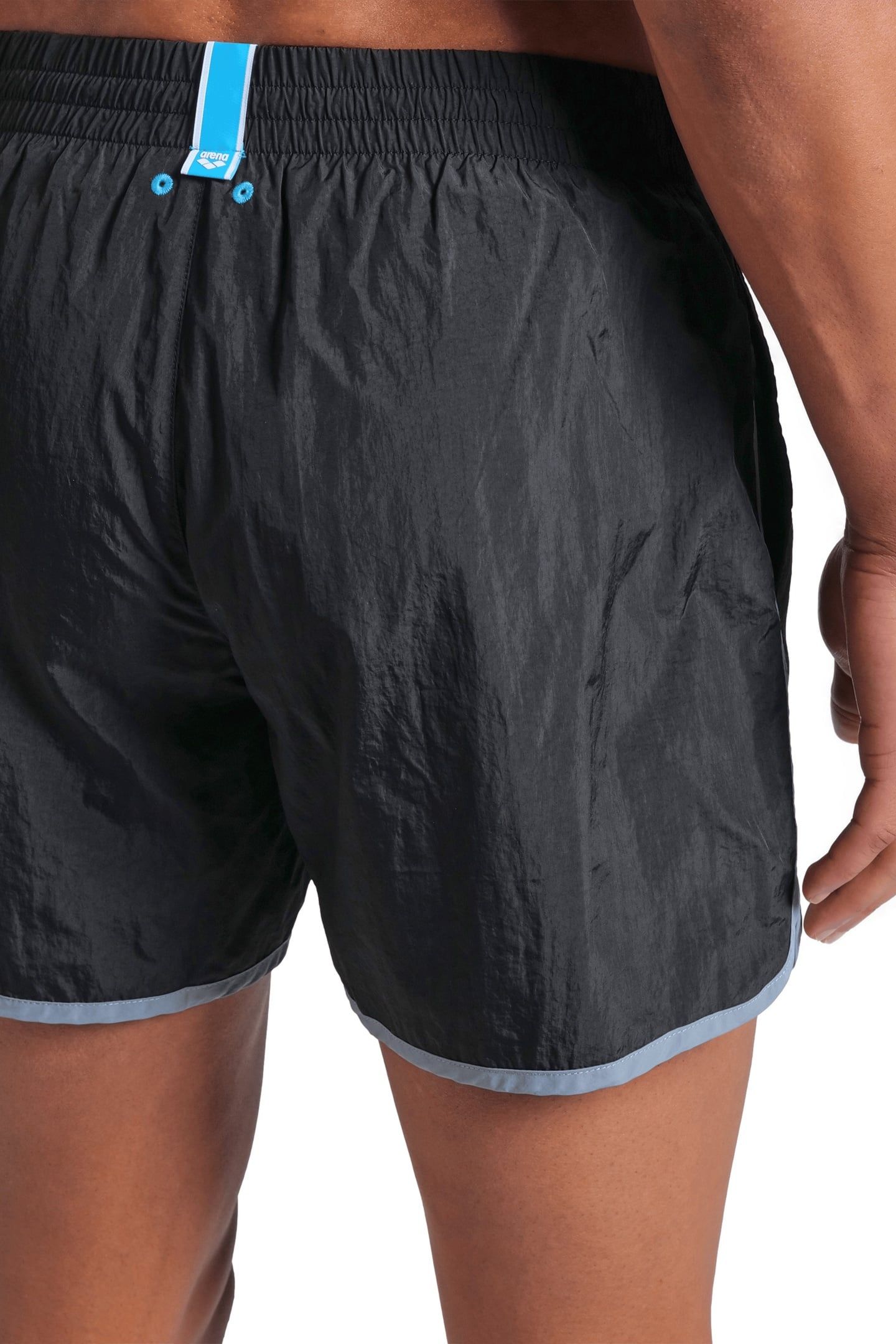 BIG LOGO BORDERS BEACH SHORT BLACK-SEAFOAM 4