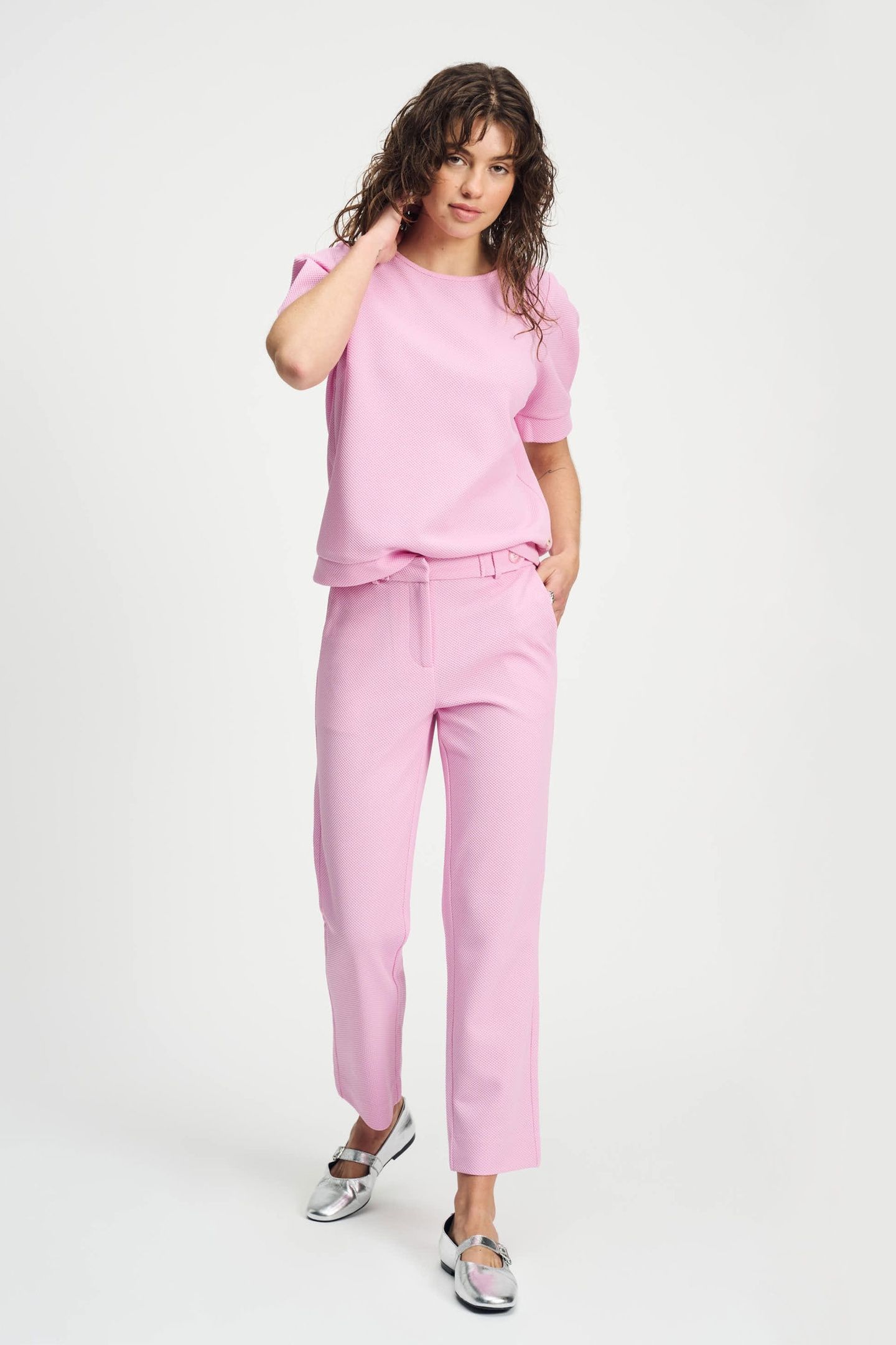 PANTS - TAPERED ROSE PINK 2