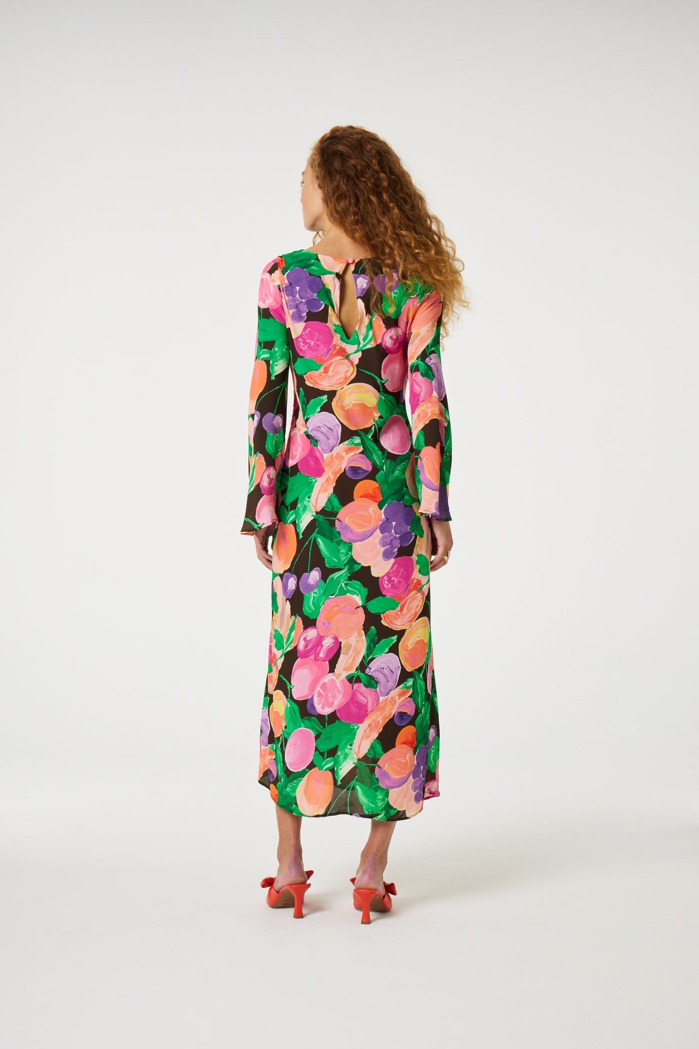 EMILE DRESS RAZZY PINK/GREEN APP 3