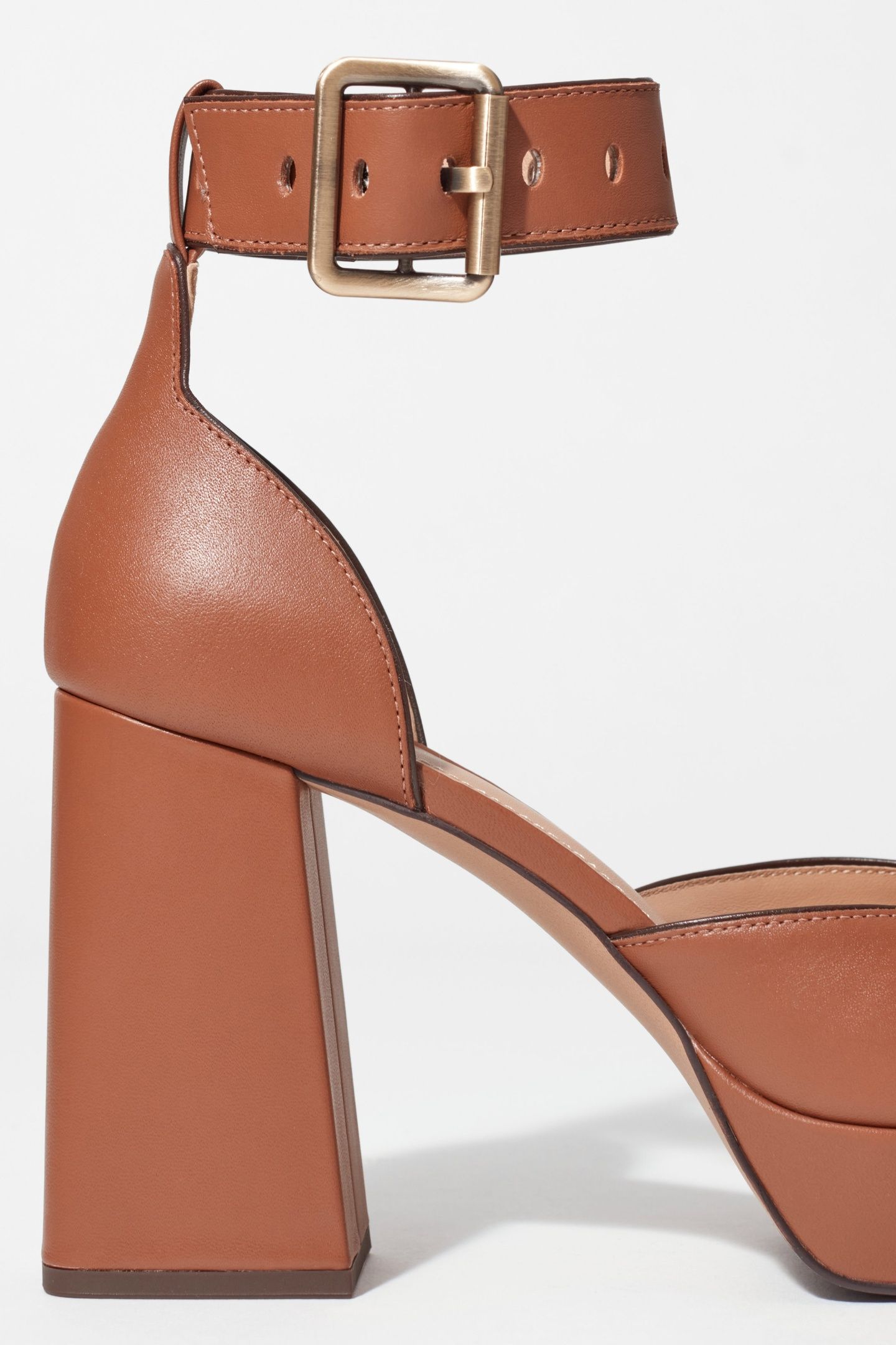 NEVE PLATFORM SANDALETTE BROWN 4