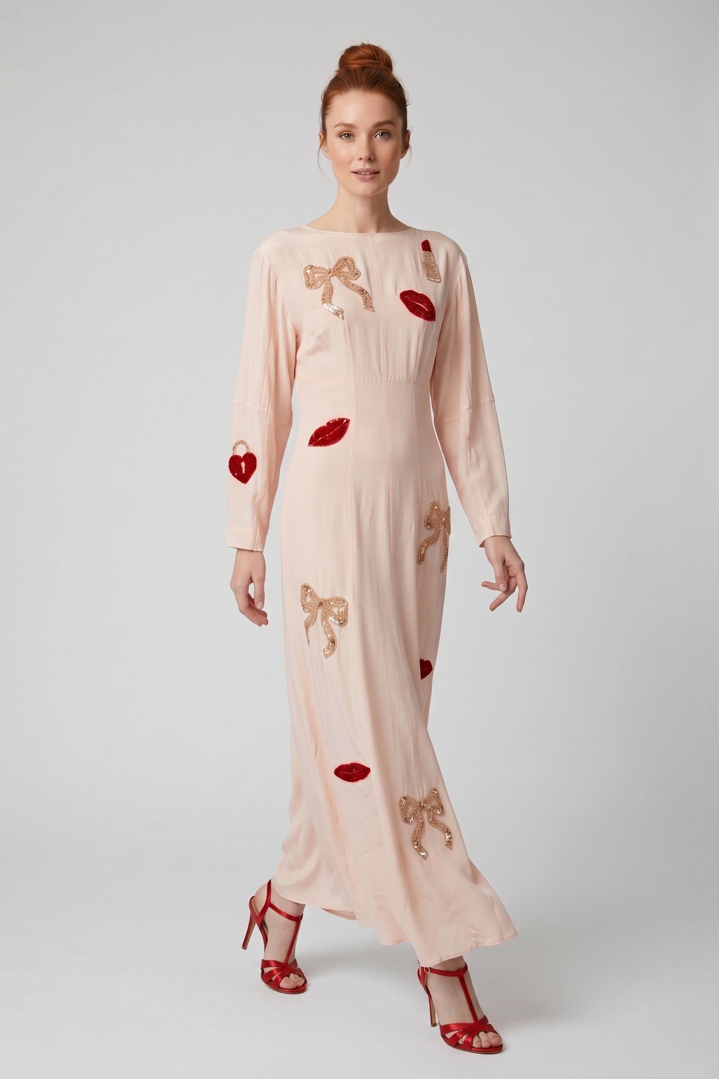 LUCY DRESS ORANGE 1