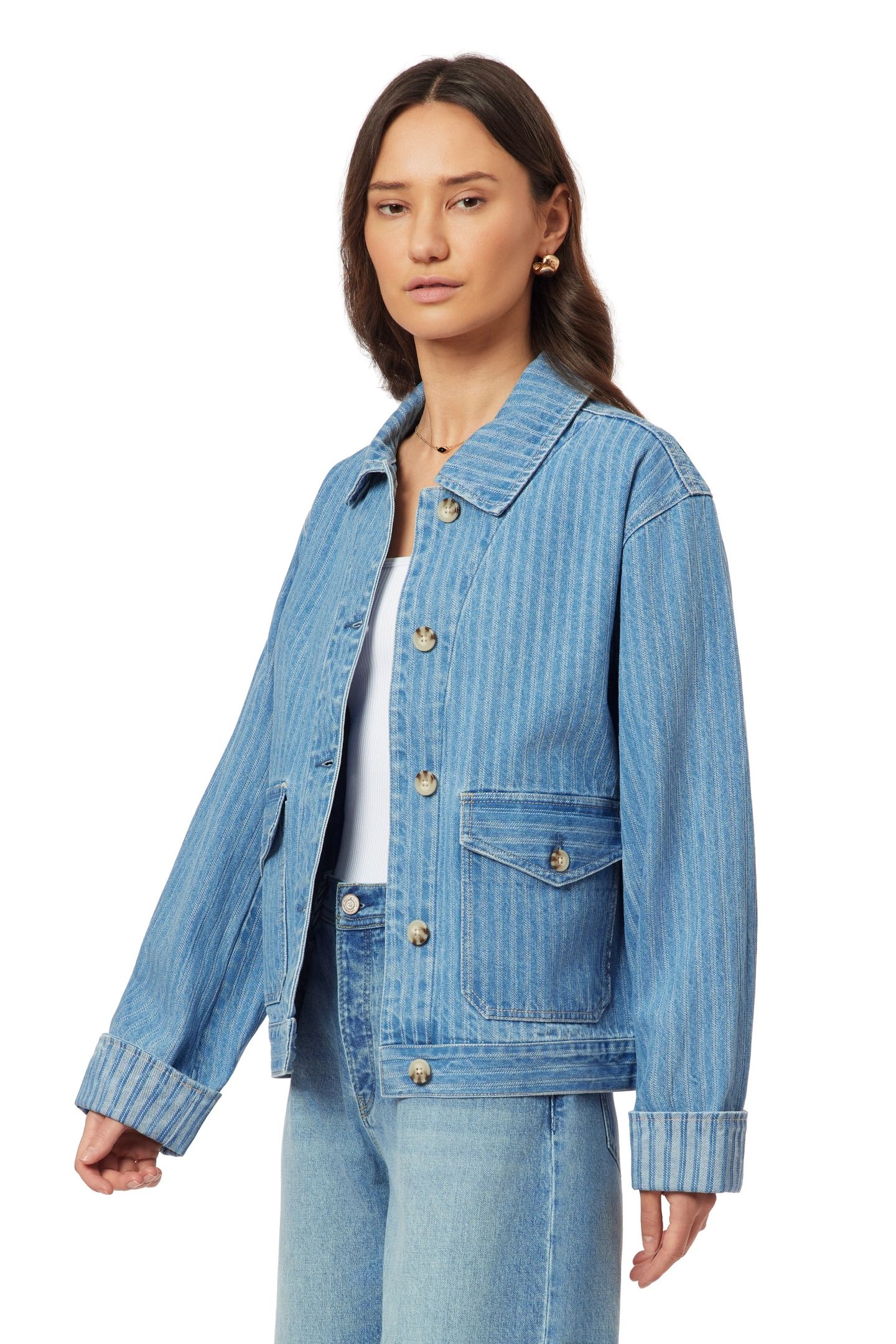 CROP CHORE JACKET SAG HARBOR 3
