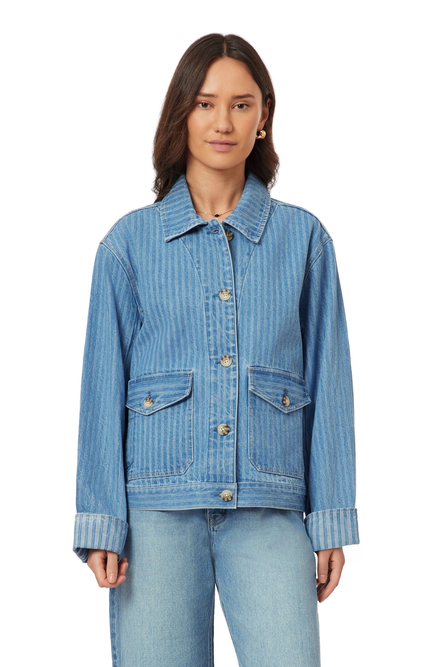 CROP CHORE JACKET SAG HARBOR 2