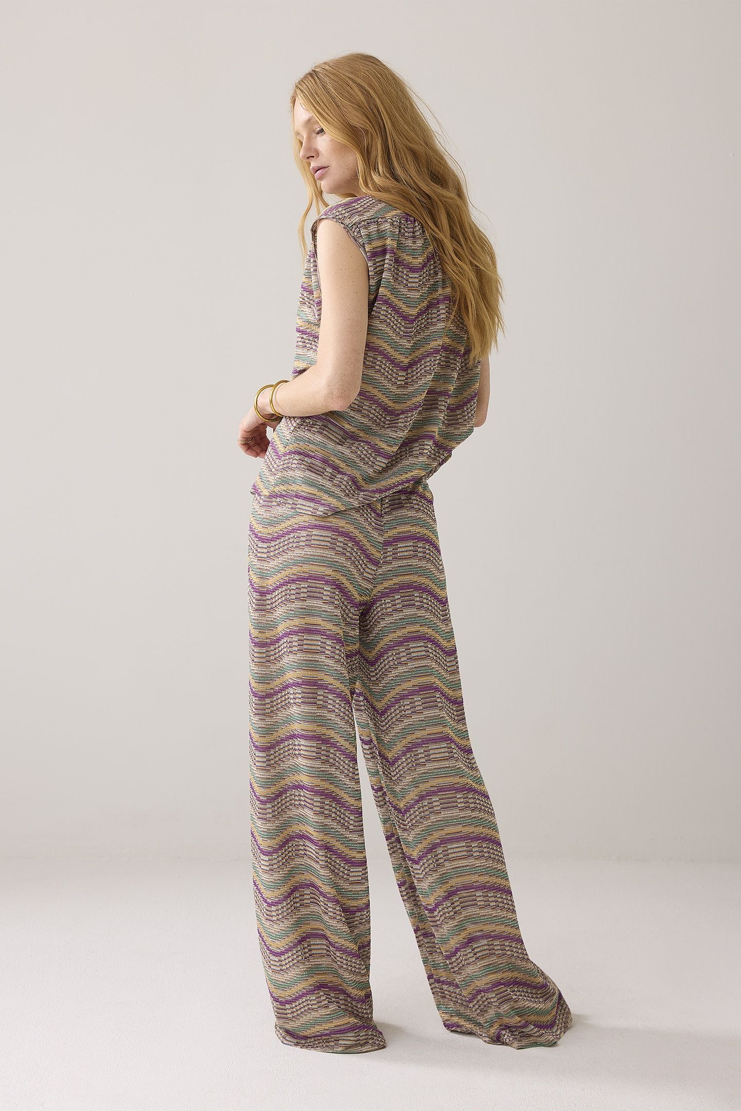 WIDE LEG PANT MULTICOLOUR SPARKLY WAVE 3