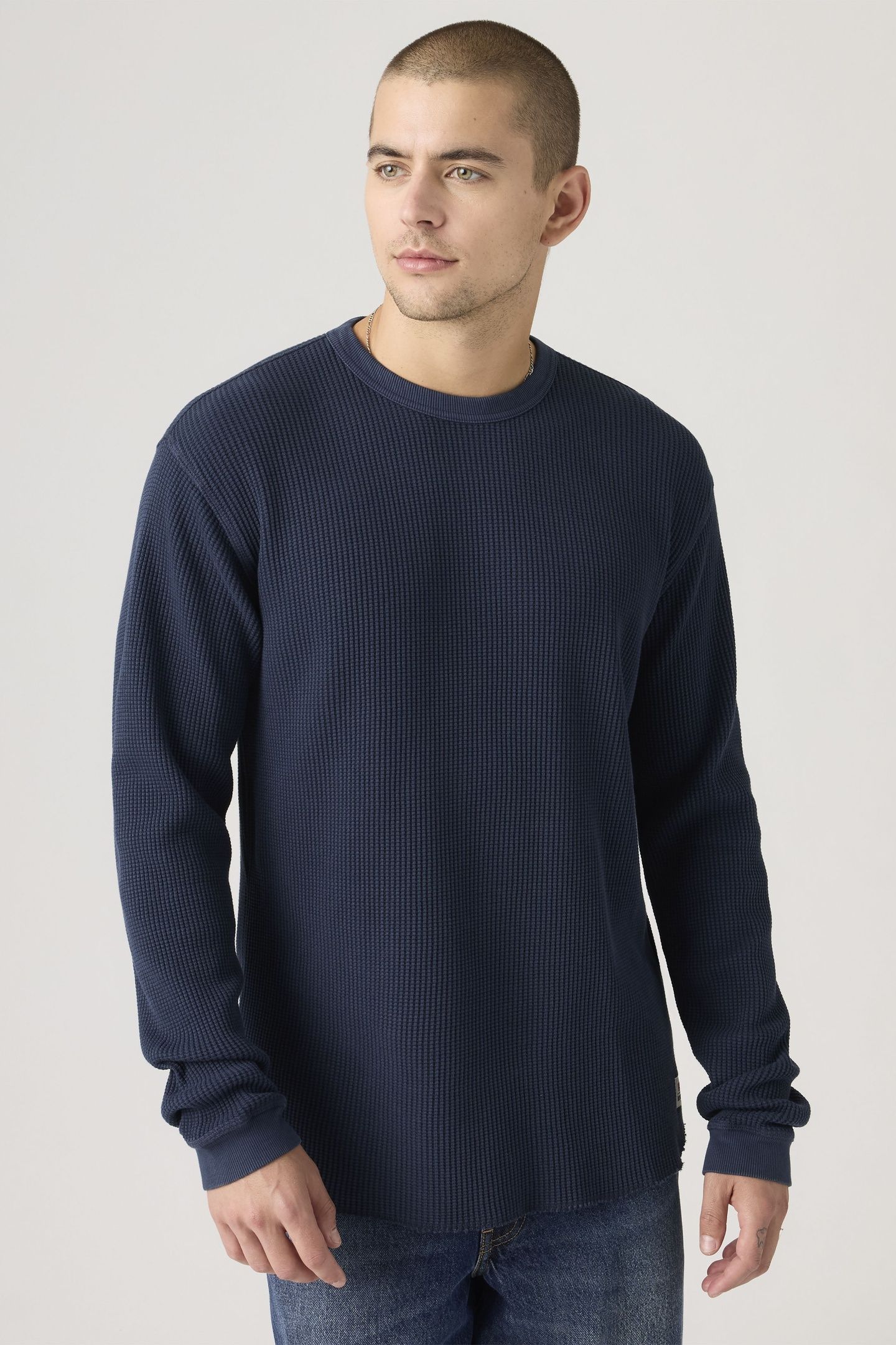 LONG SLEEVE RELAXED THERMAL TEE 3