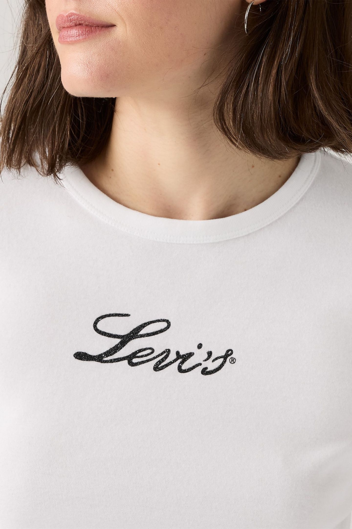 GRAPHIC RICKIE TEE GLITTER SCRIPT BRIGHT 4