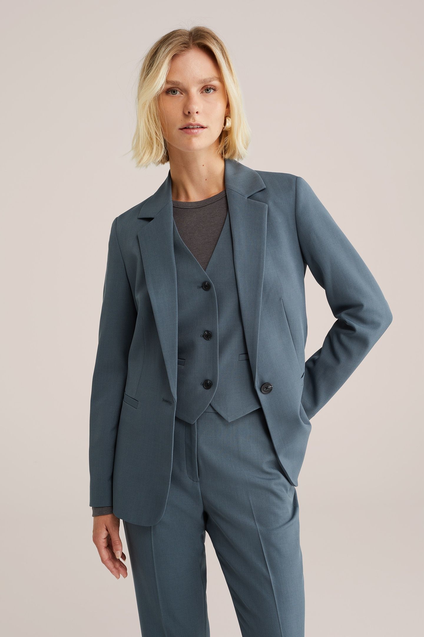 BLAZER GREYISH GREEN 2