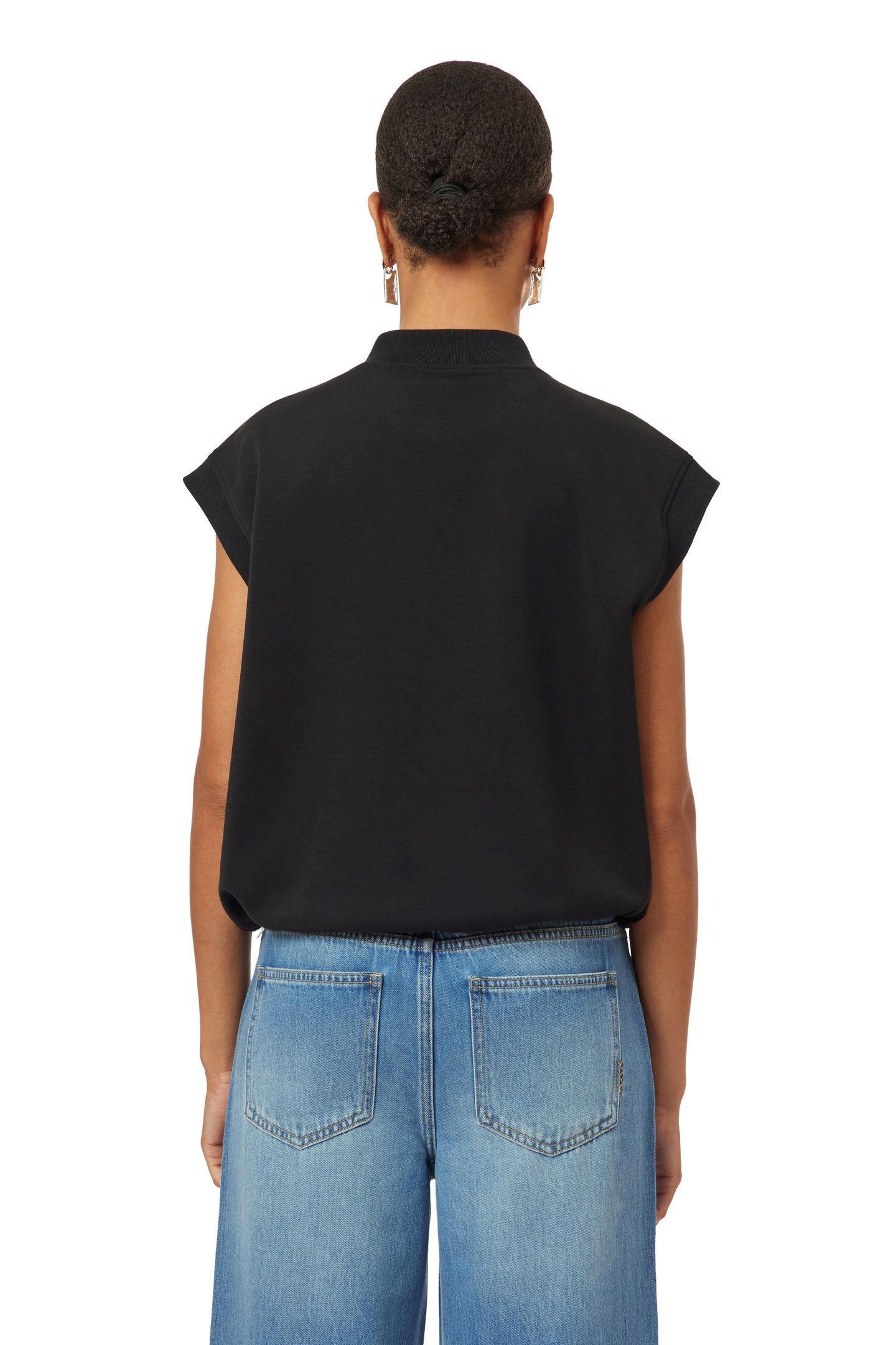 CROPPED VEST BLACK 5