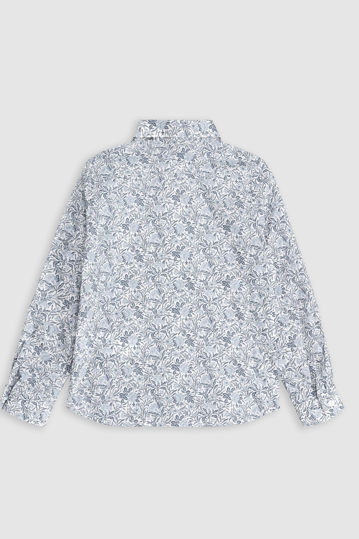 WHITE FLOWERY LIBERTY FABRIC SHIRT 3