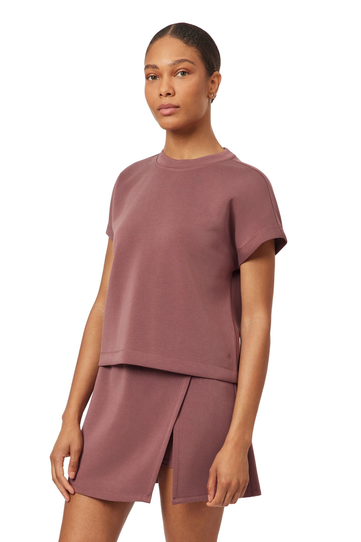 DOLMAN TEE ROSE BROWN 2