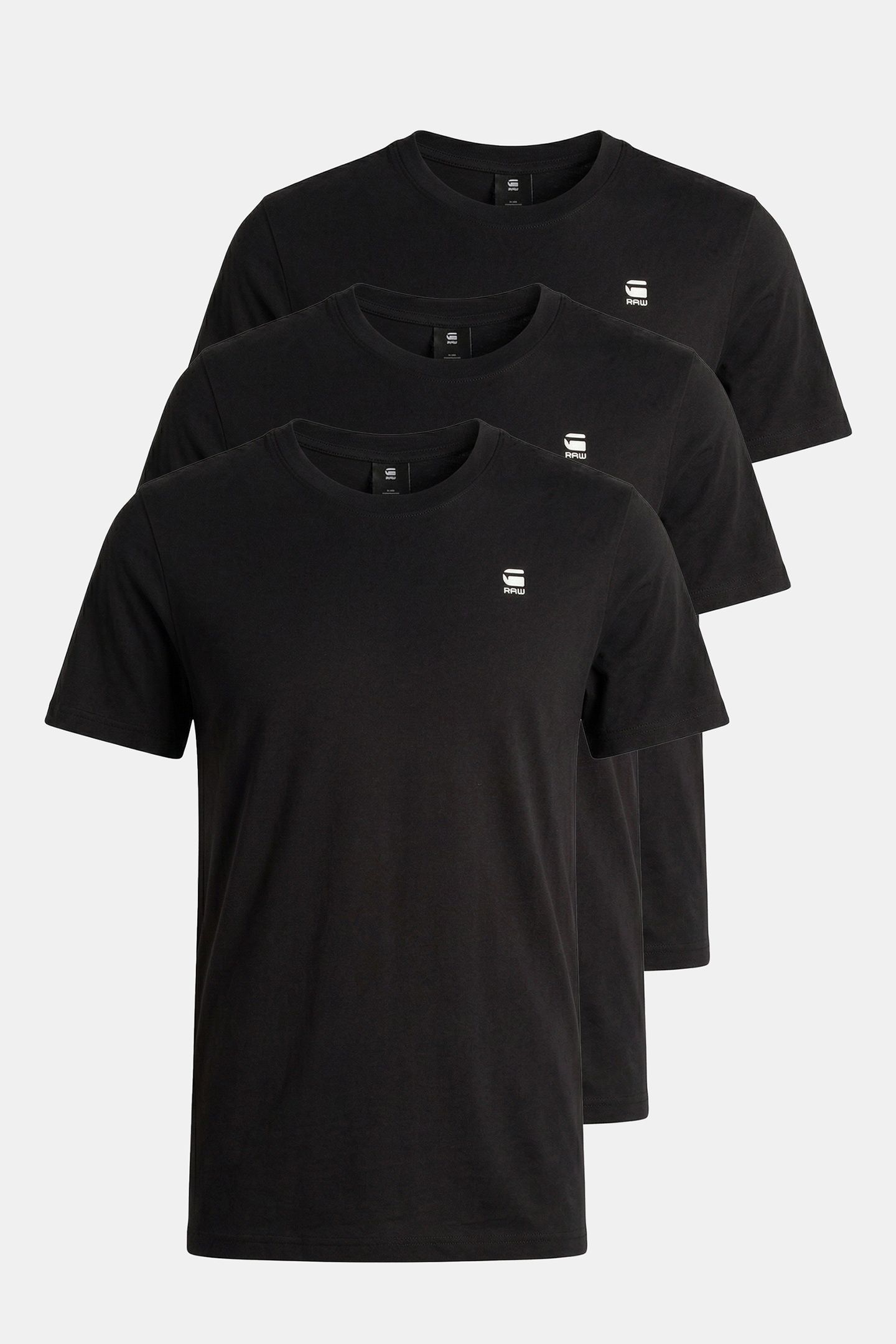 D26733-C627 - GRAW SLIM R T S/S 3-PACK DK BLACK/DK BLACK/DK 4