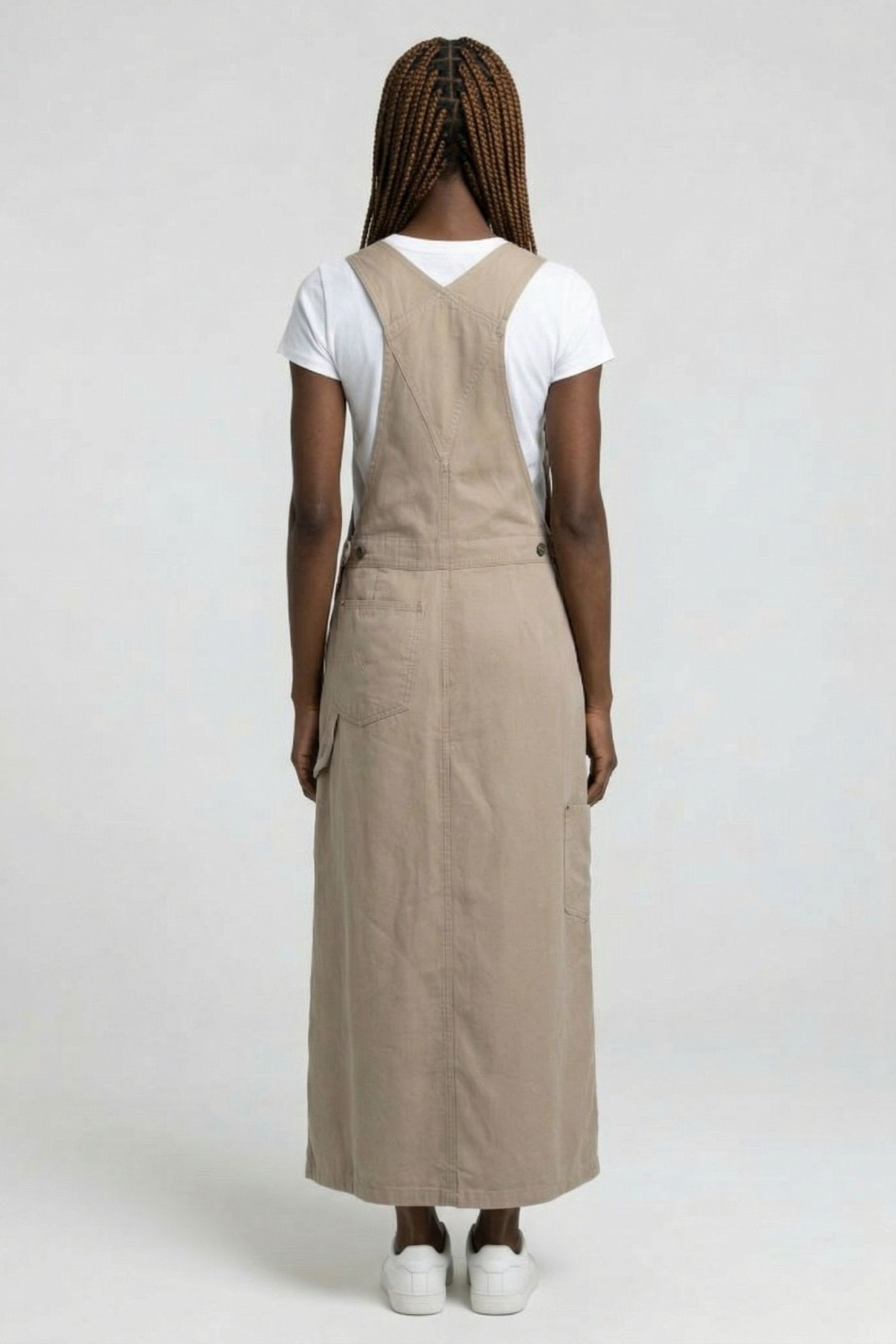 DUNGAREE DRESS S/L LIGHT TOGGEE 2