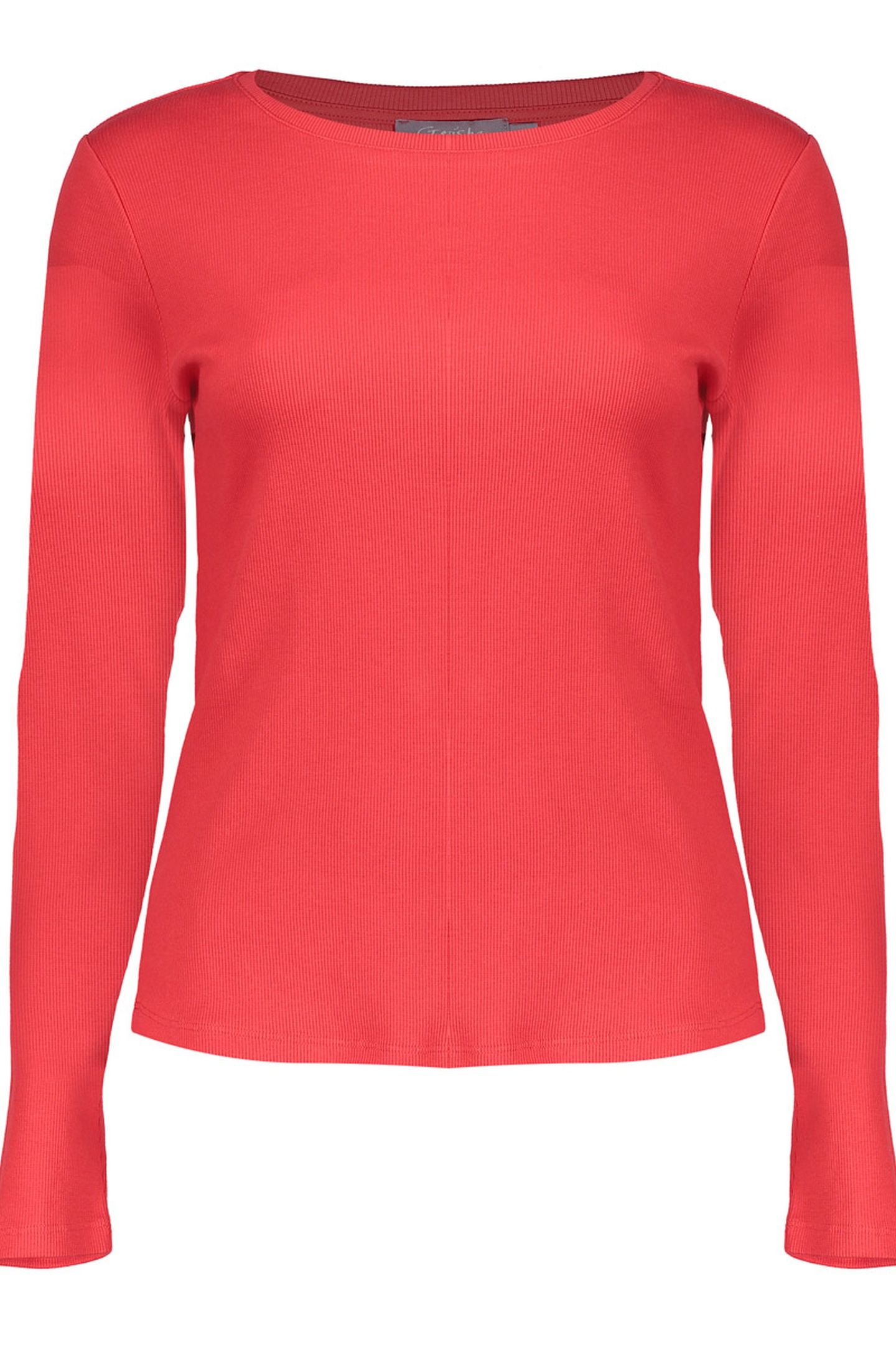 T-SHIRT RIB ROUND NECK RED 1