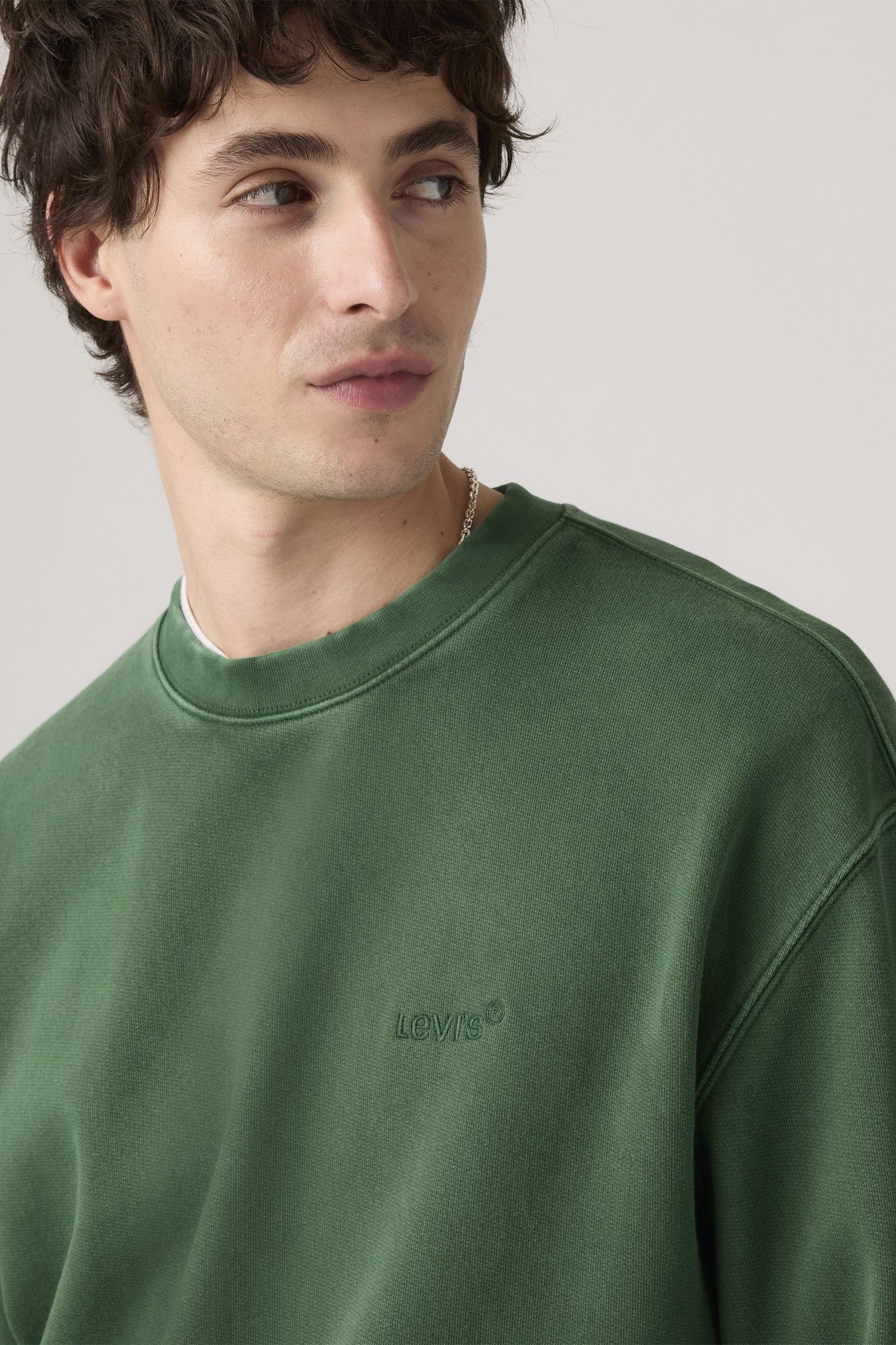 AUTHENTIC CREW GARMENT DYE DARK GREEN 6