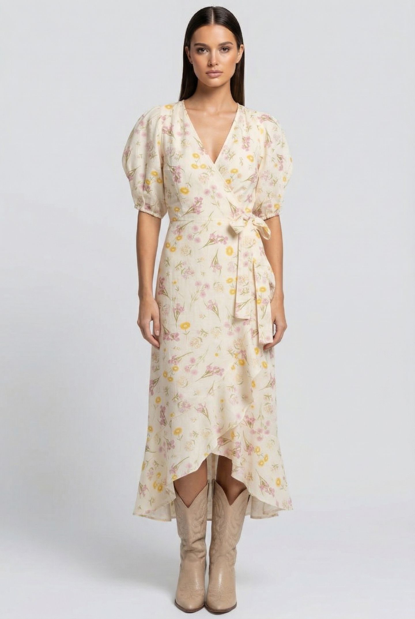 MALENA DRESS YELLOW 1
