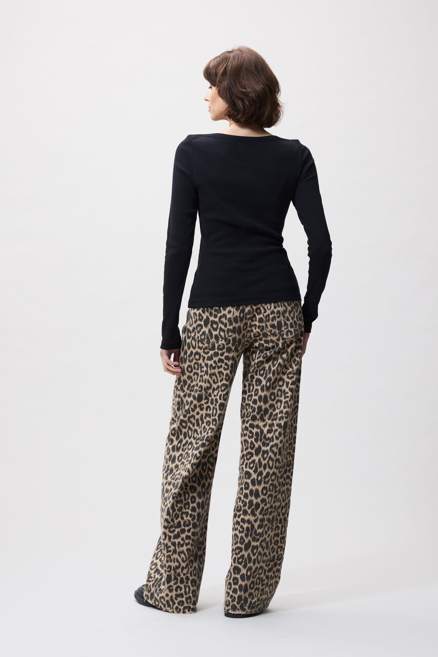 BOATNECK RIB LONG SLEEVE BLACK 3