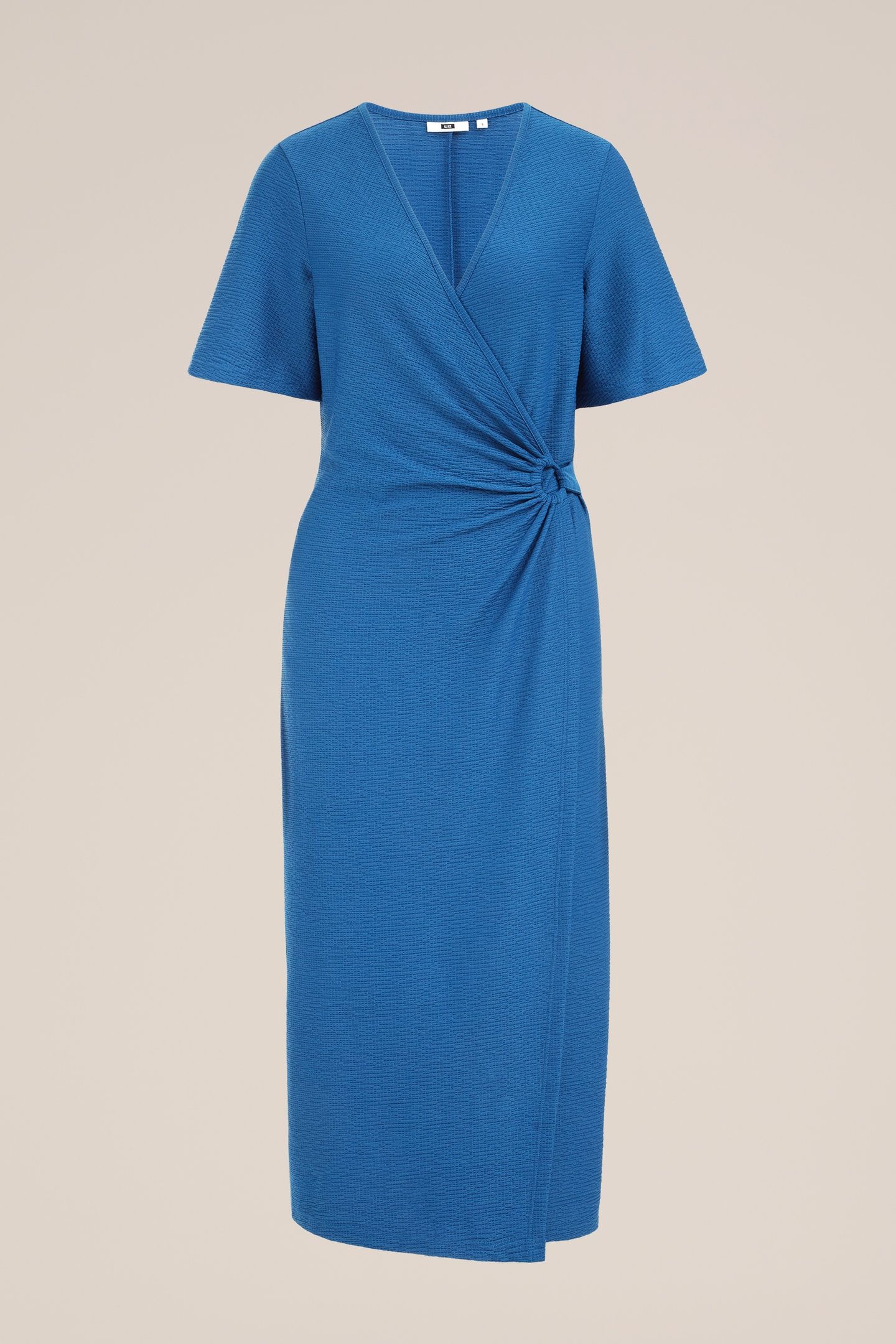 DRESS MID LENGTH BLUE 4