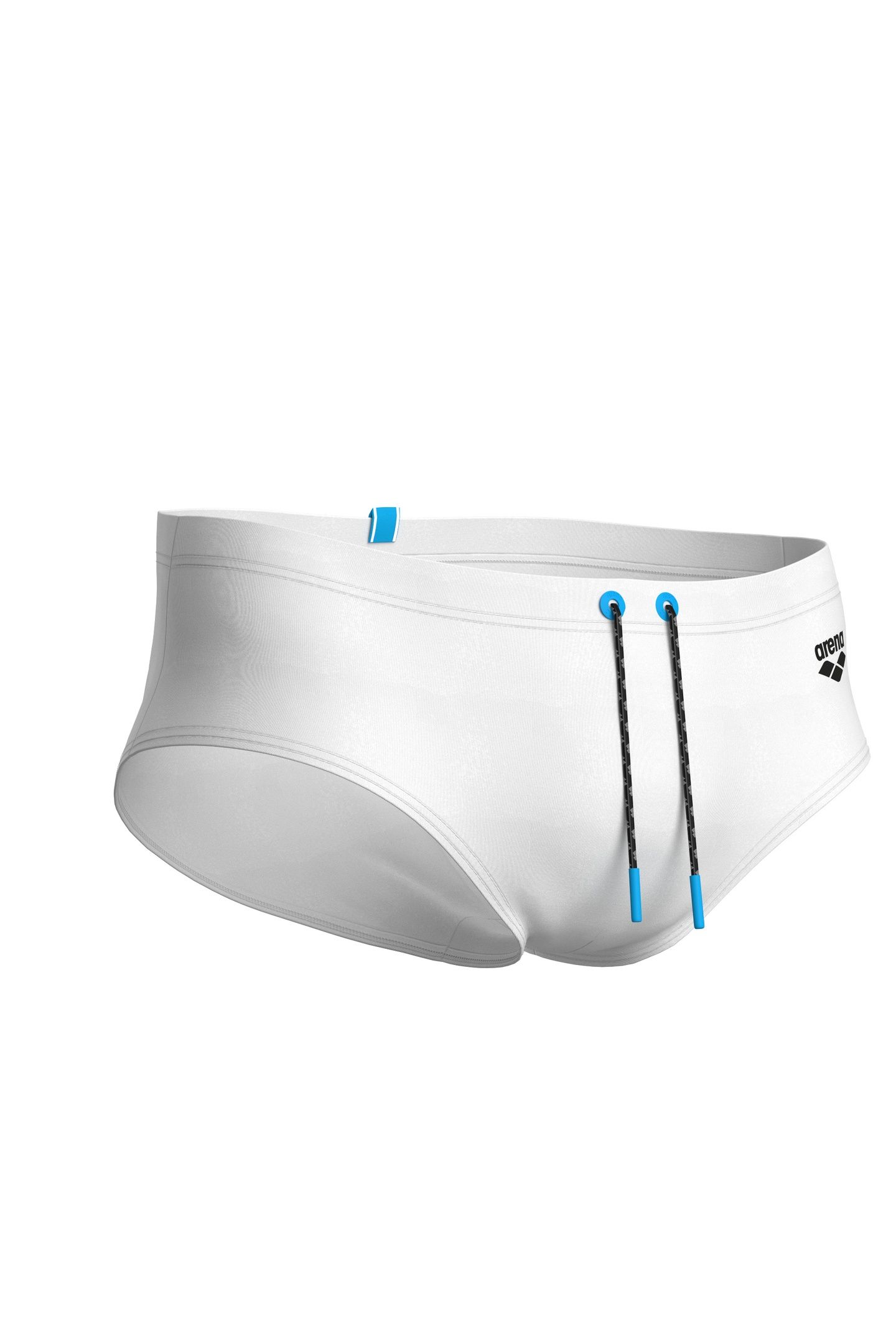 LOGOTYPE SWIM BRIEFS 12 WHITE-BLACK 7