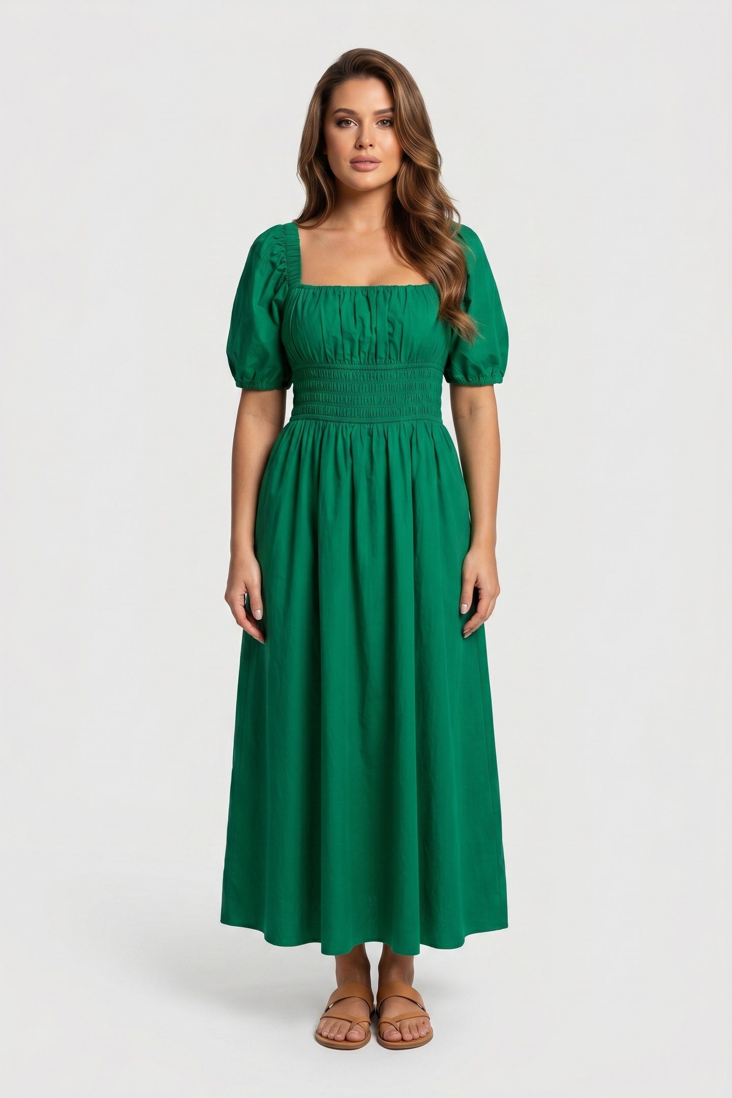 CLEIA DRESS GREEN 1
