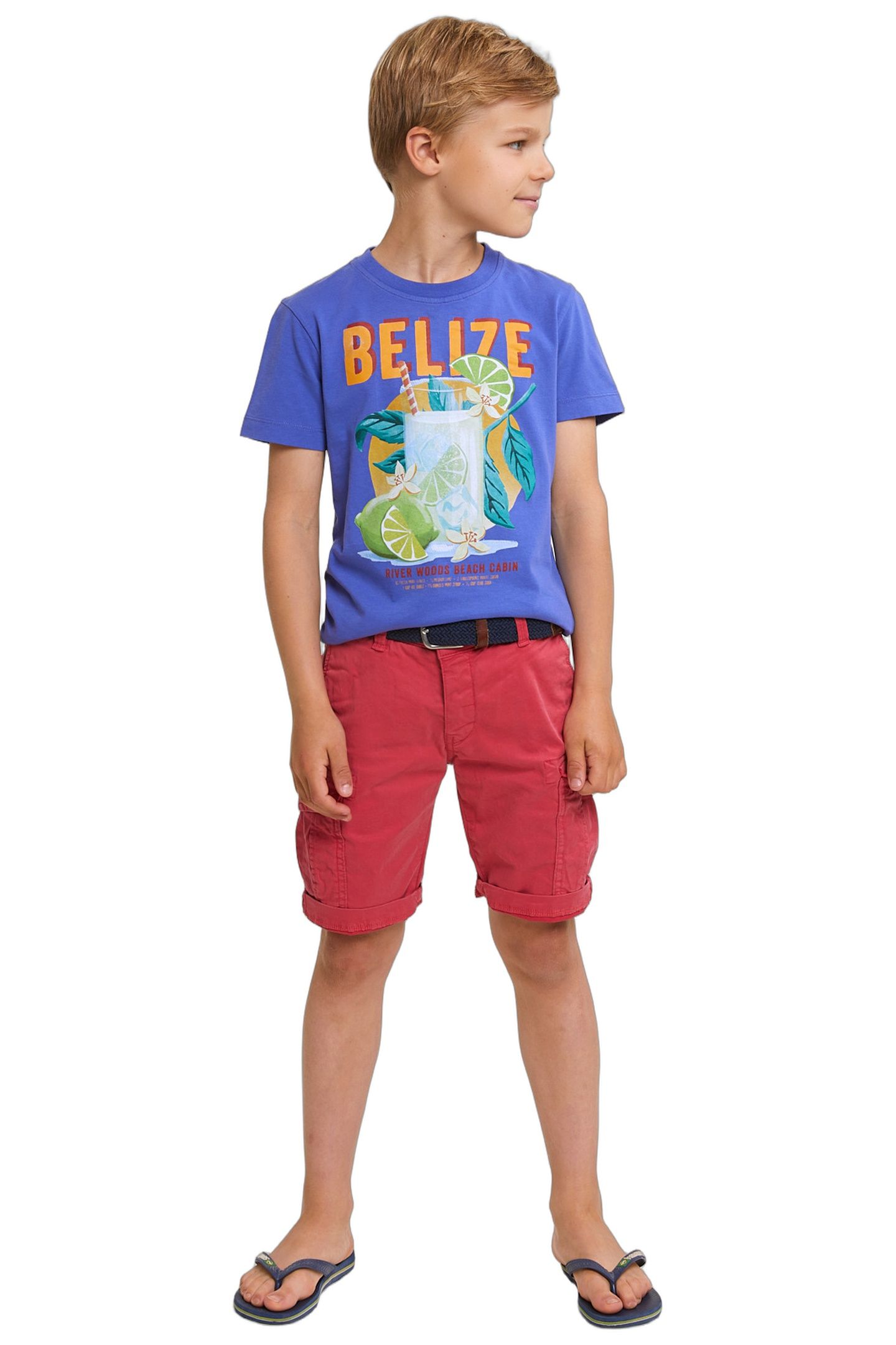 NORMAL FIT BASIC T-SHIRT SHORT SLEEVES REEF BLUE 2