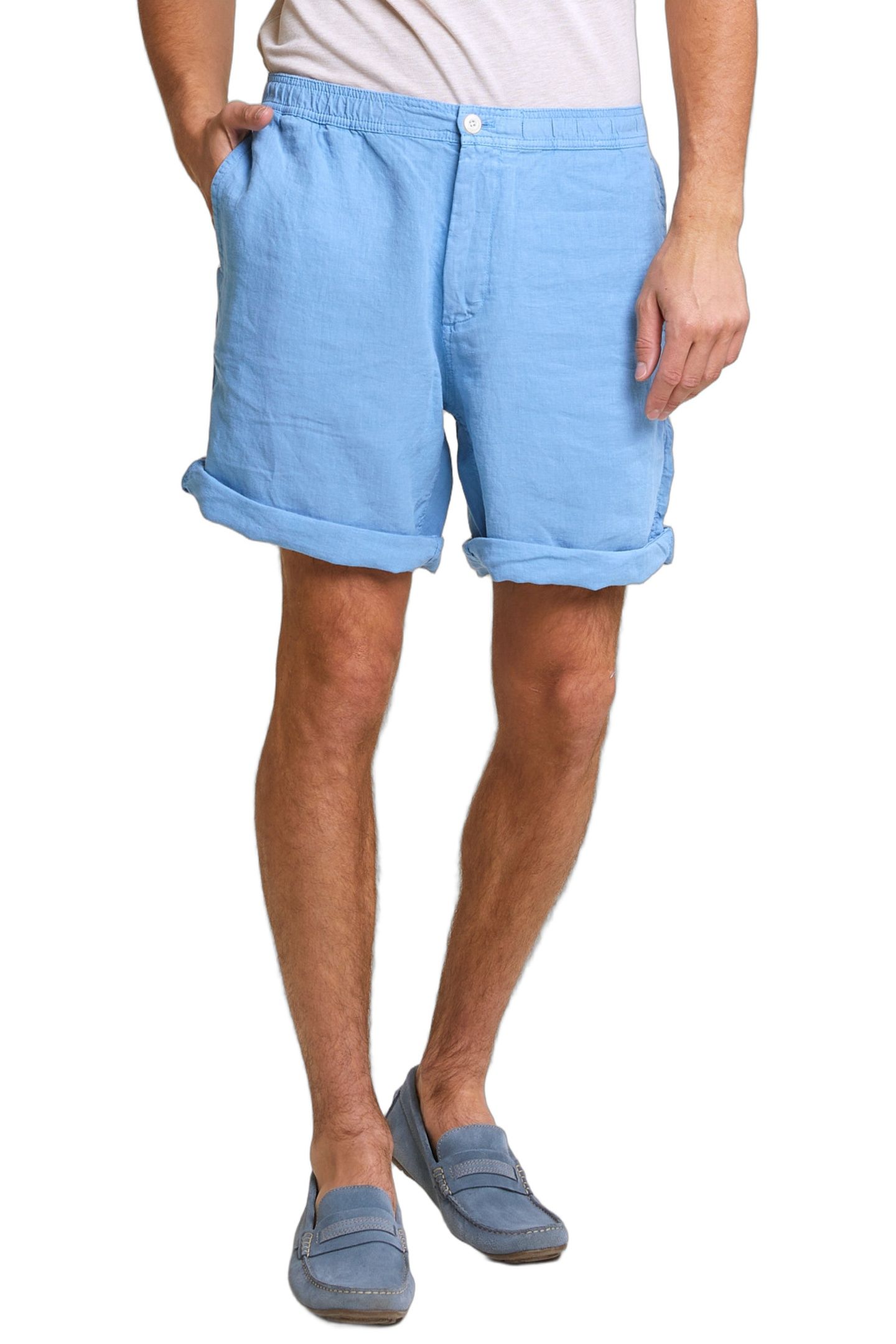 FANCY LINEN SHORT STONE 1