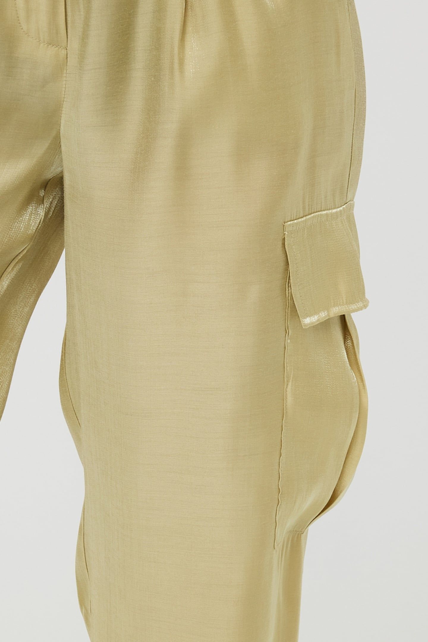 TROUSERS CARGO SILKY TOUCH LEMON PIE 7