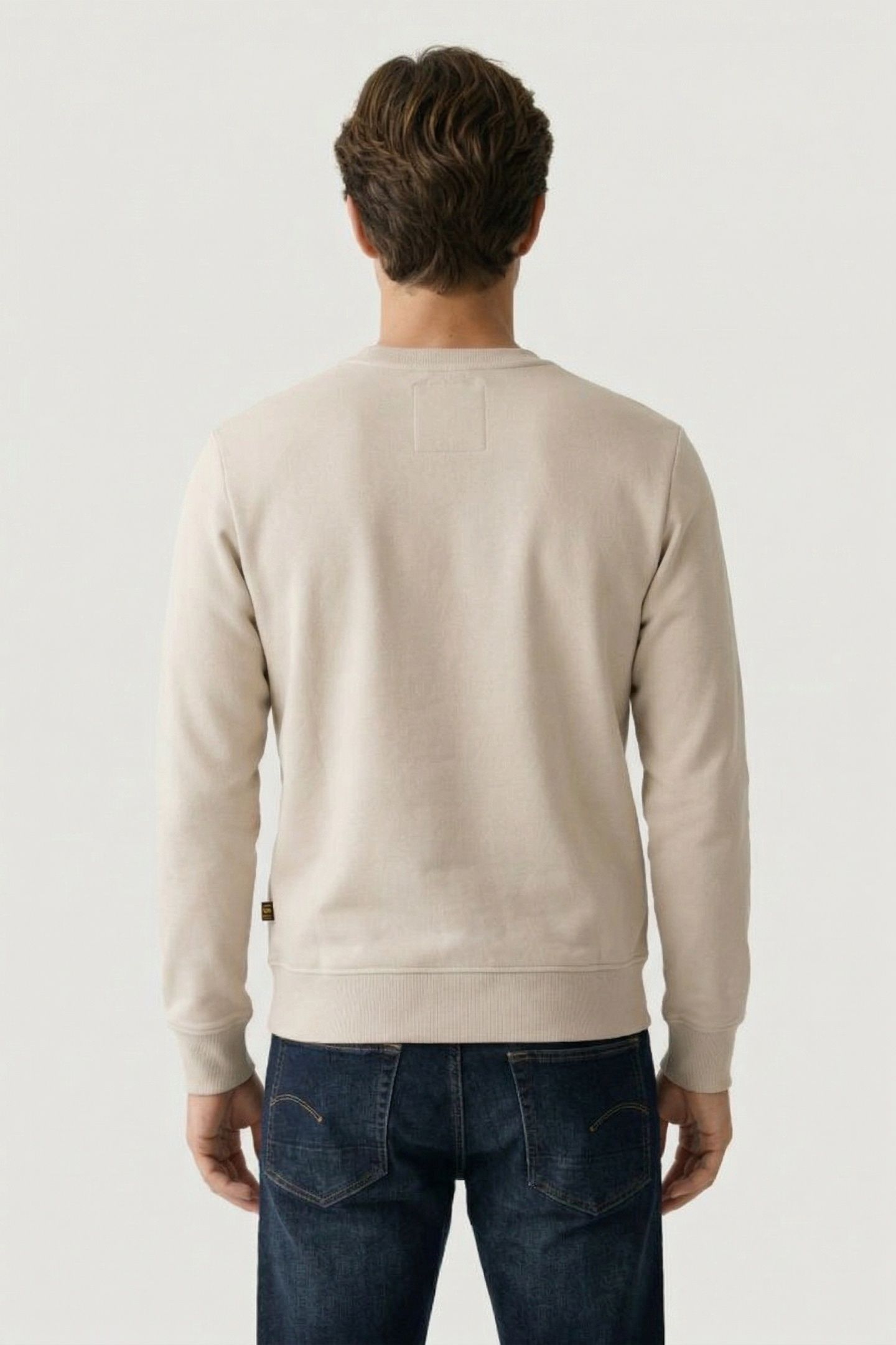 OLD SKOOL CREW SWEAT L/S WHITEBAIT 2