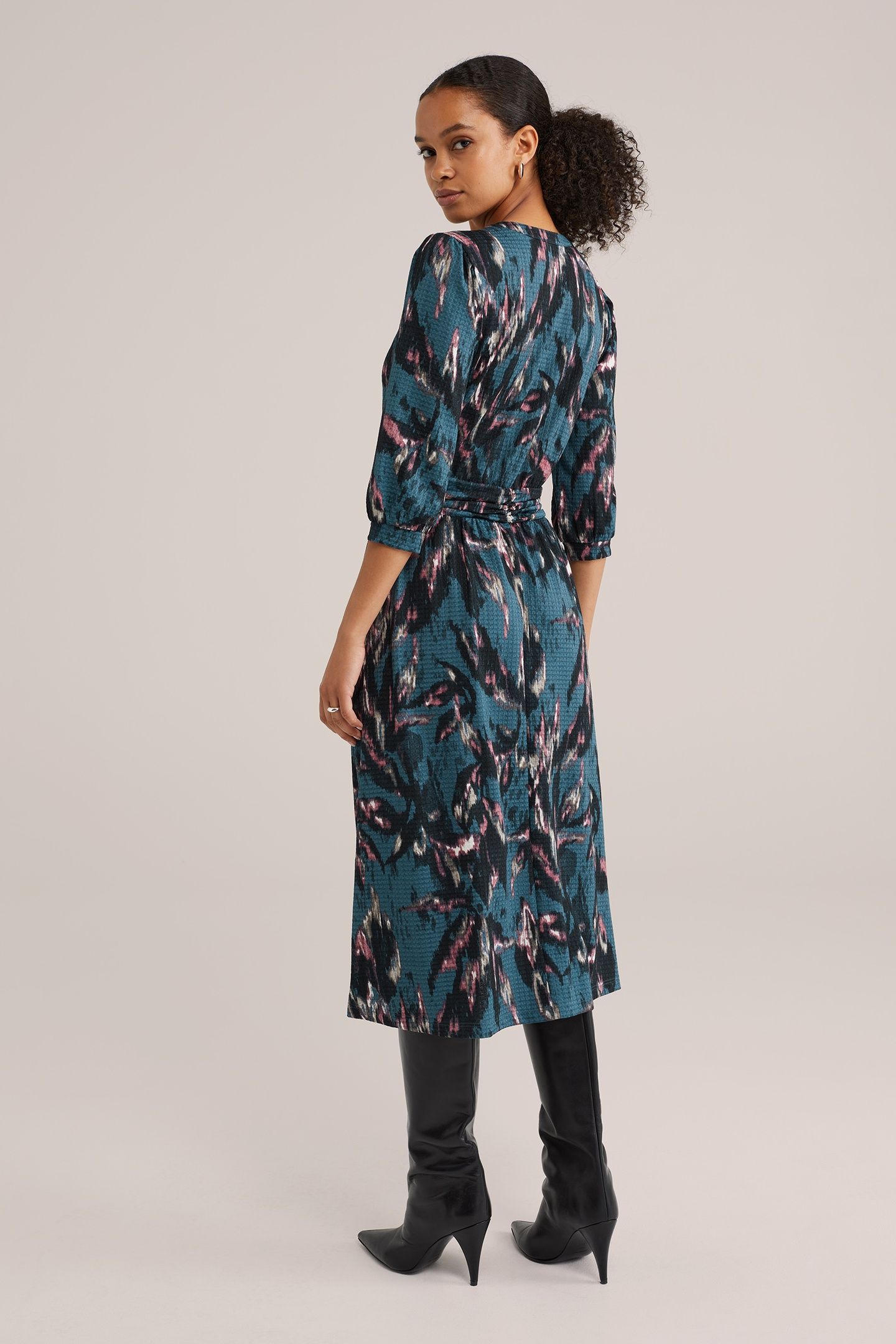 DRESS MIDI MULTI-COLOURED 3