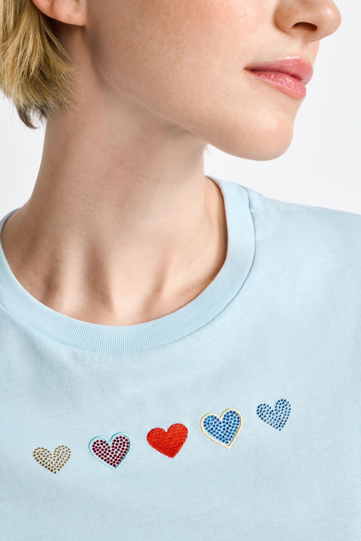 ORGANIC CONTEMPORARY SHIRT LIGHT AQUA 5