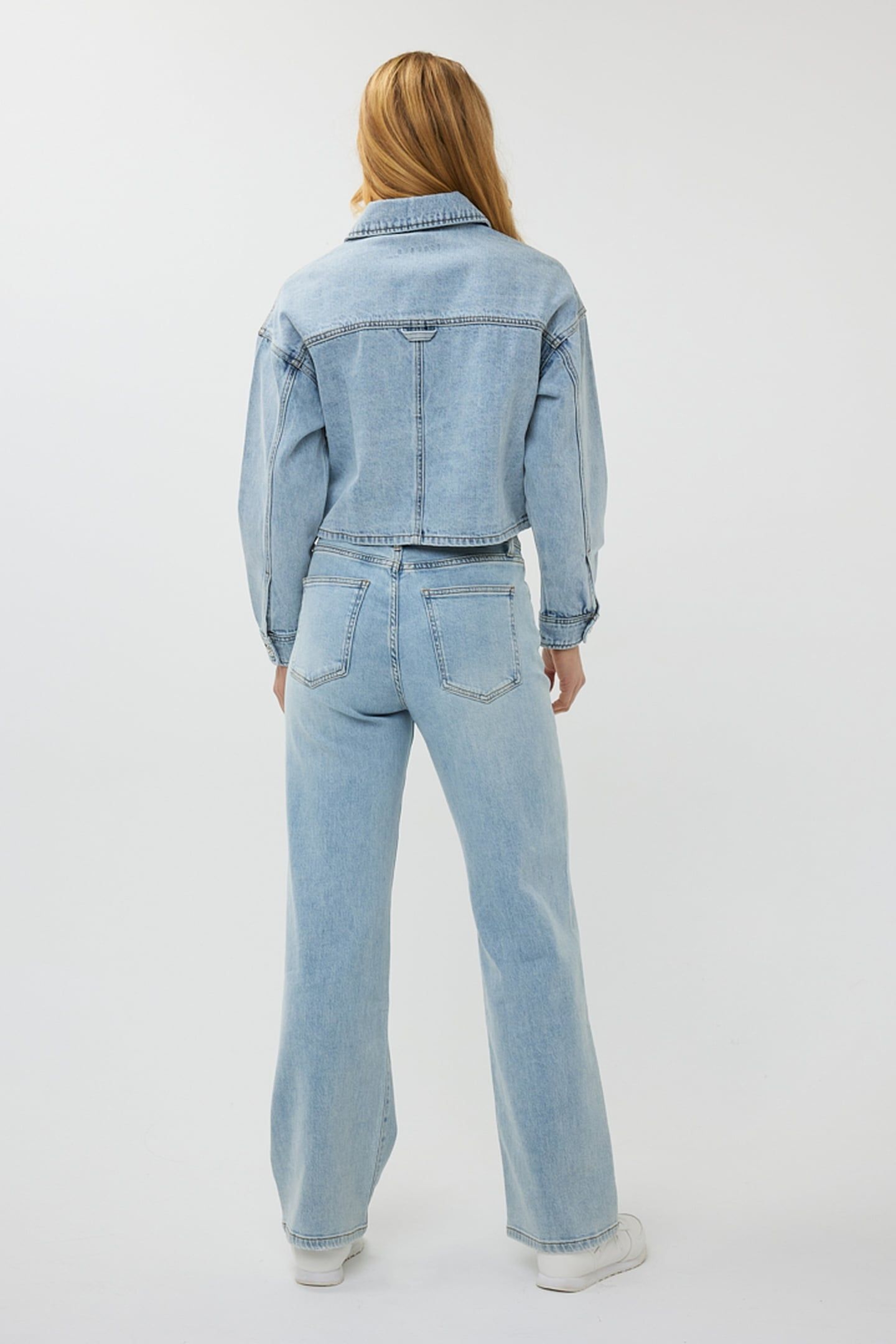 JACKET DENIM SHORT OVERSIZED BLUE 5
