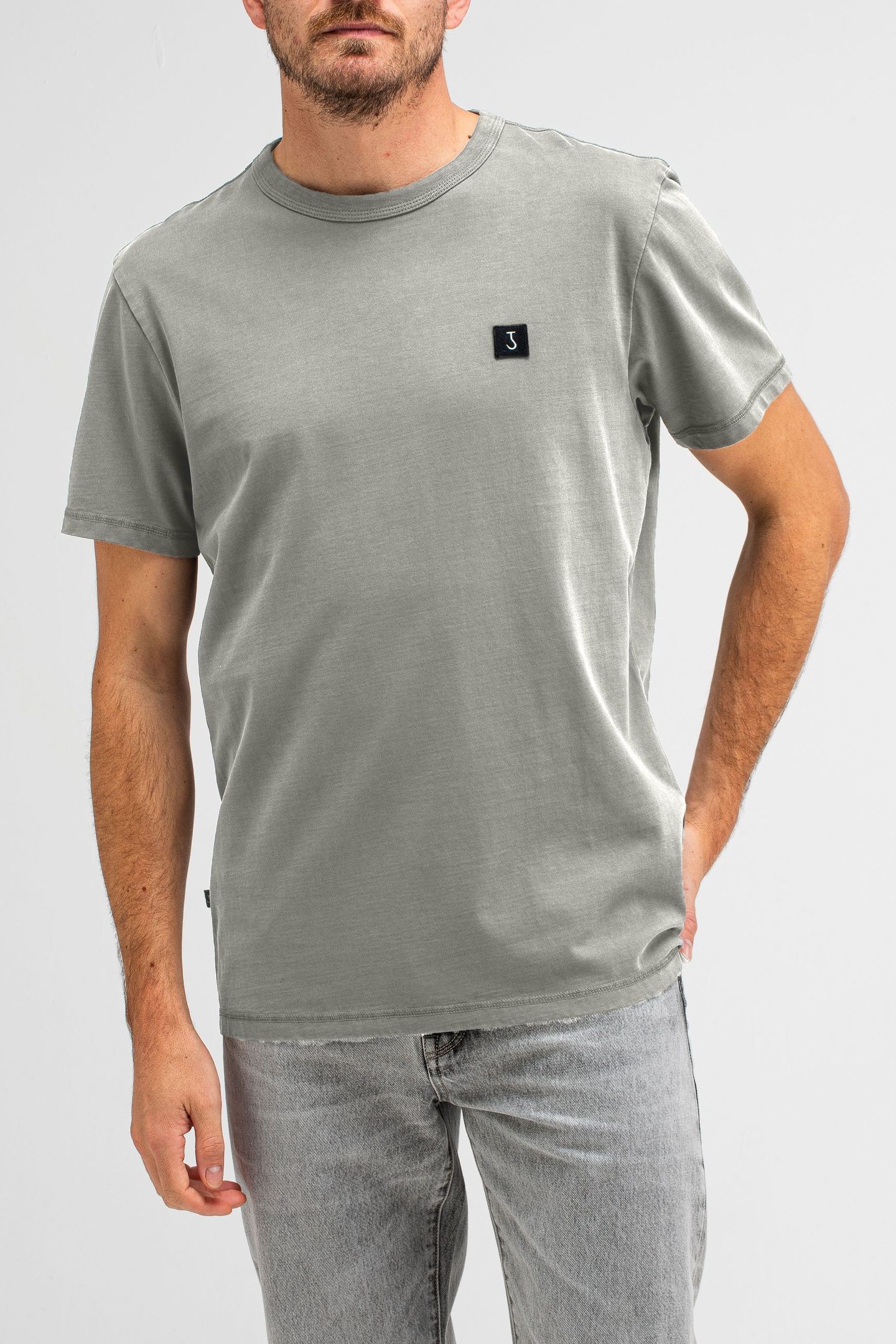 ARMY TEE LT. SEAL GREY 1