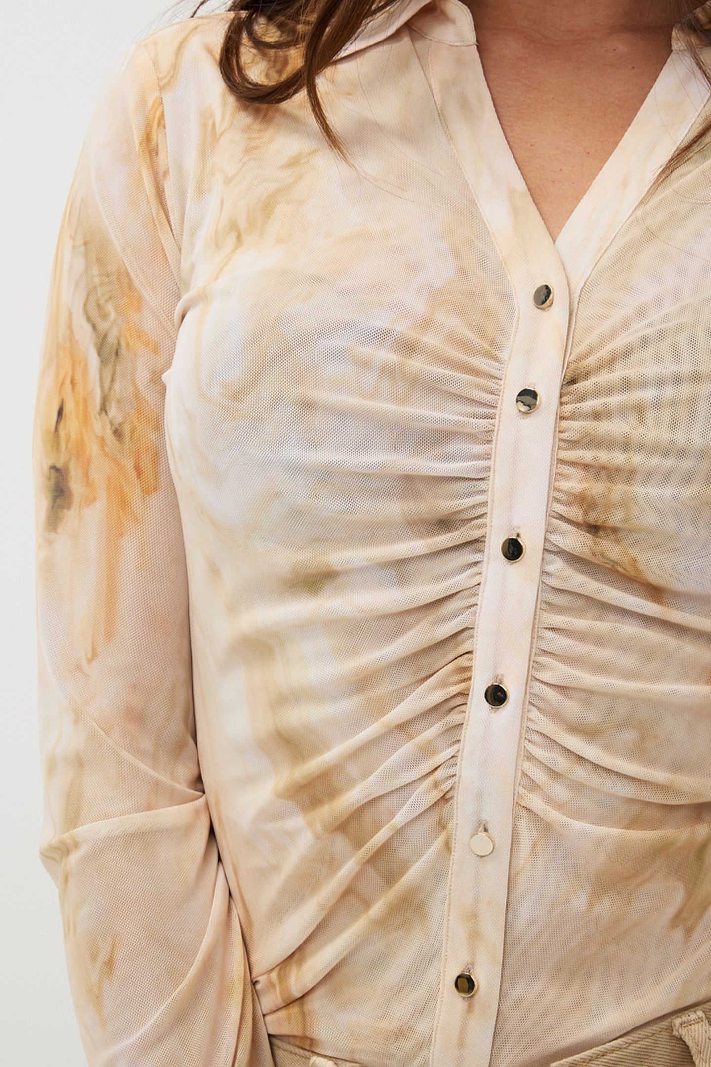 BLOUSE MESH MARBLE DREAM PRINT 8