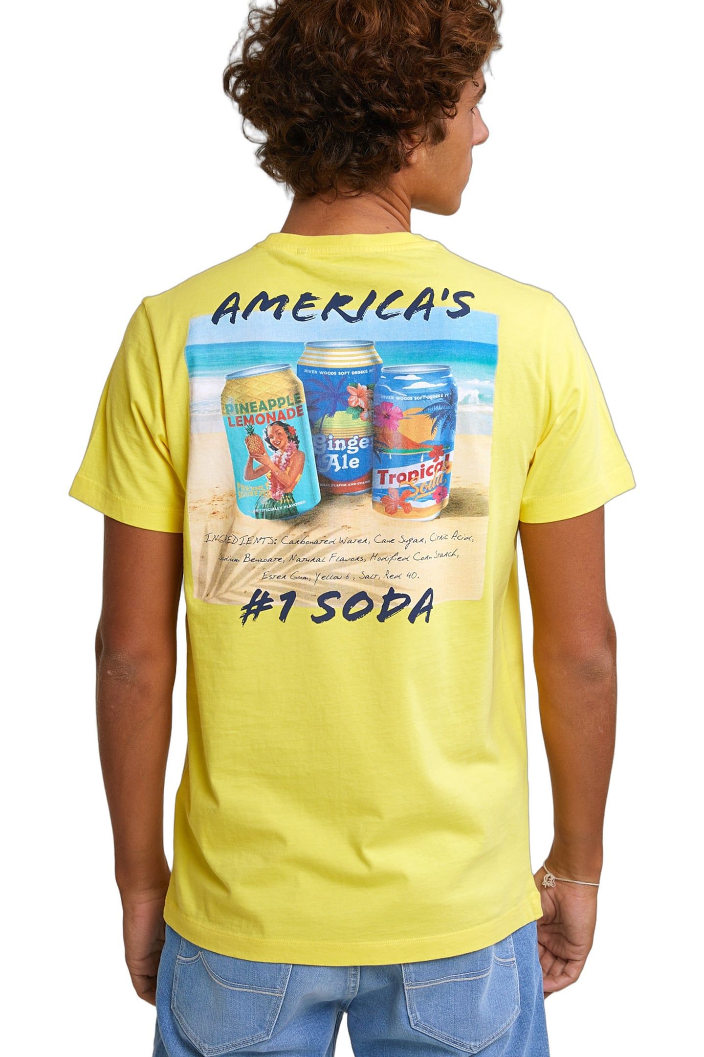 NORMAL FIT BASIC T-SHIRT SHORT SLEEVES LEMONADE 4