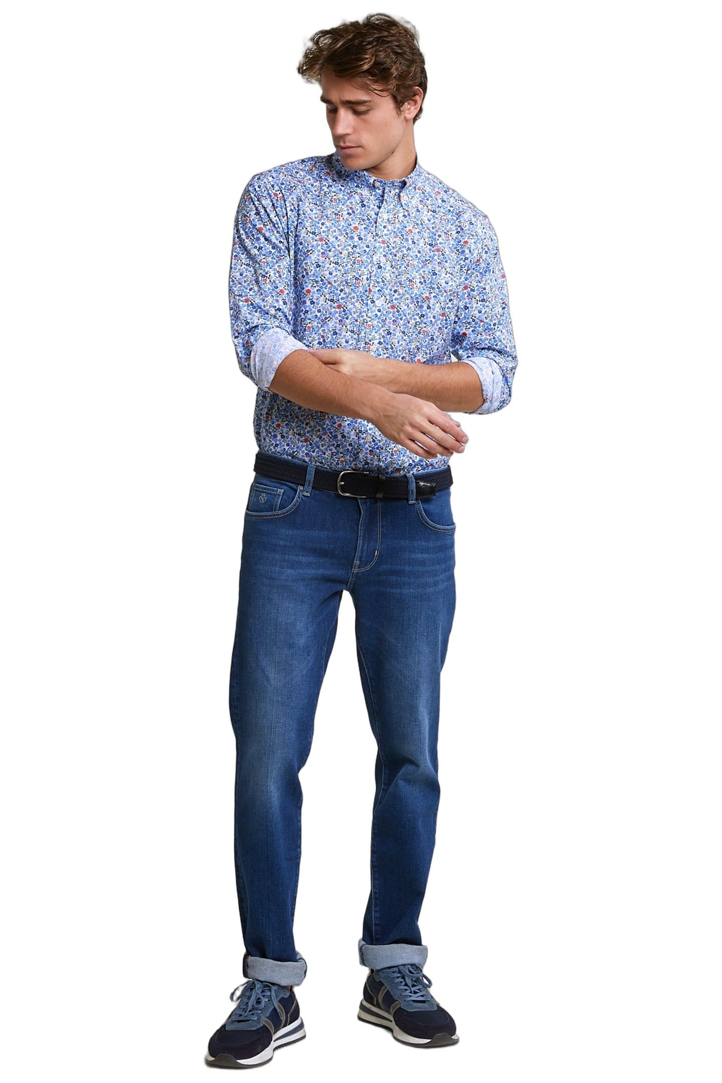 CUSTOM FIT FLORAL SHIRT MULTI 2