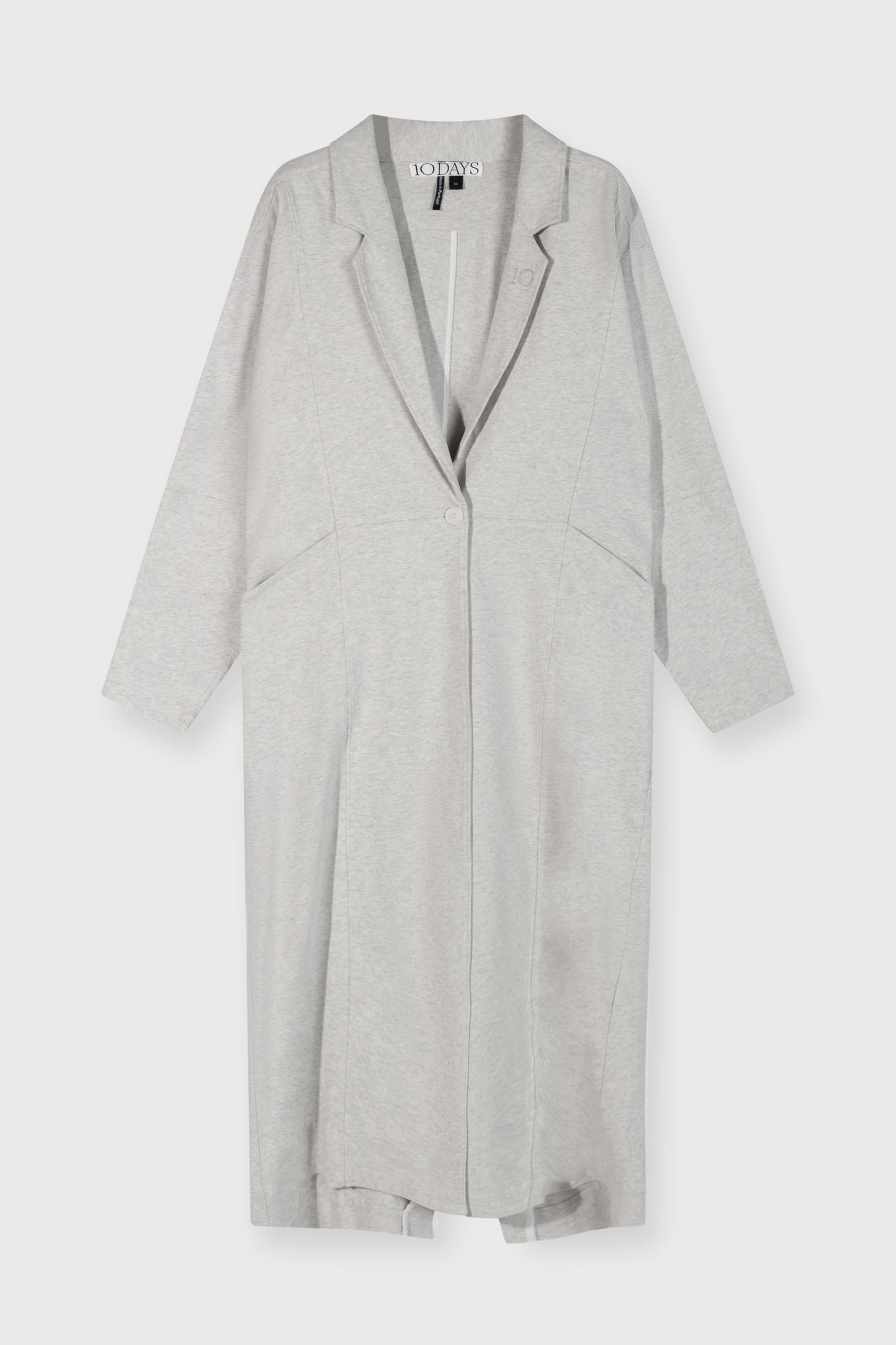 LONG BLAZER JERSEY LIGHT GREY MELEE 6