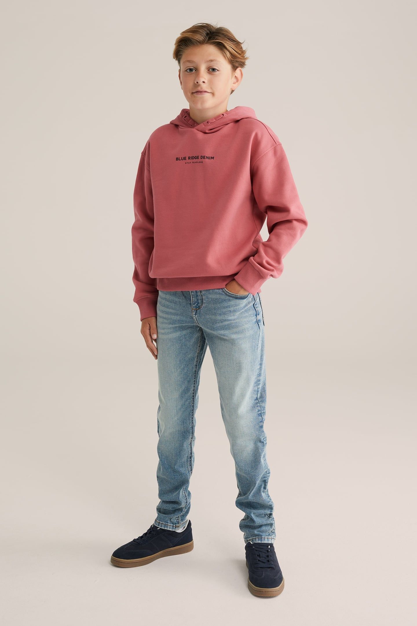 5-POCKET MID WAIST BLUE 1