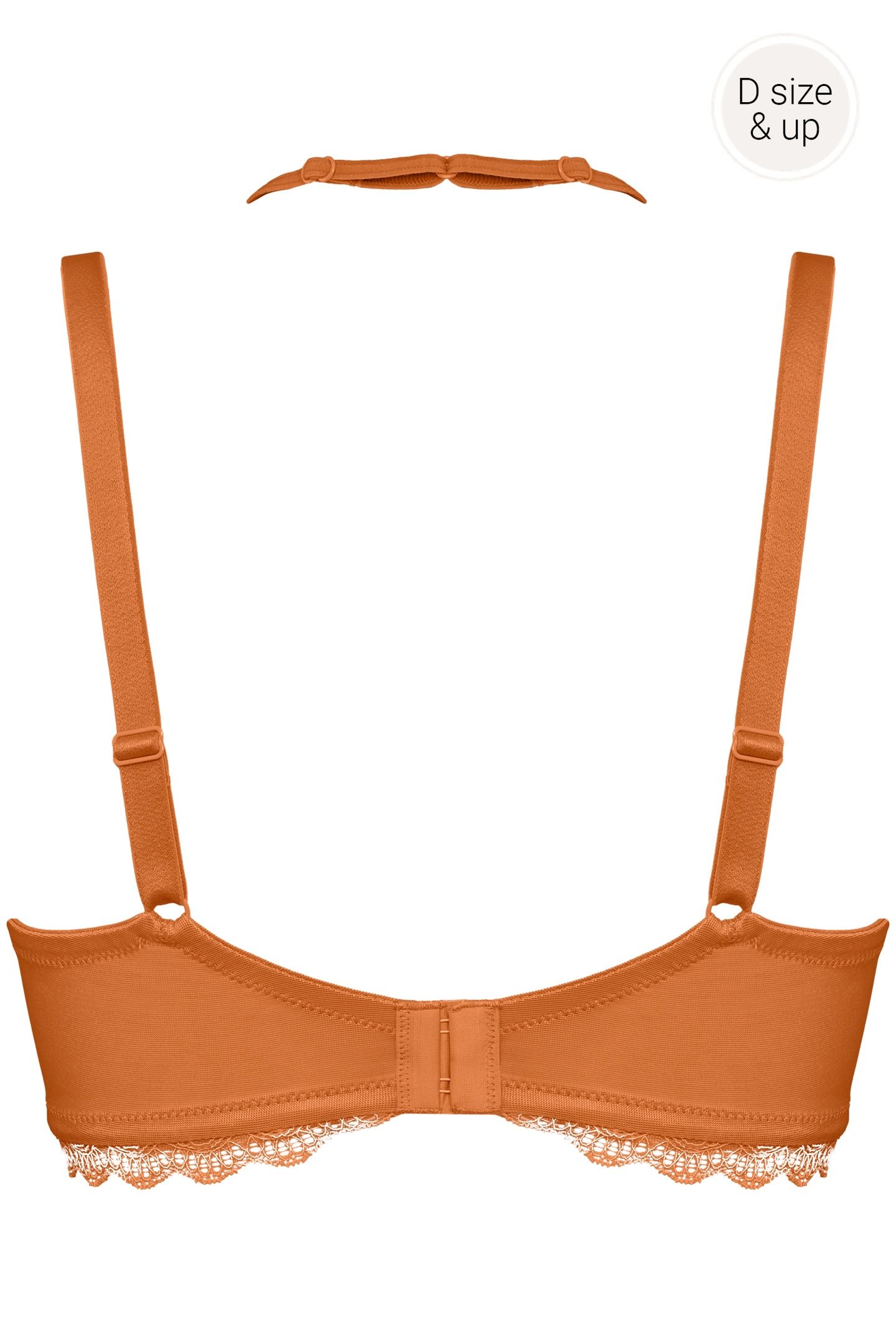 CARITA BRABALCONYWIRED UNPADDED ORANGE 4