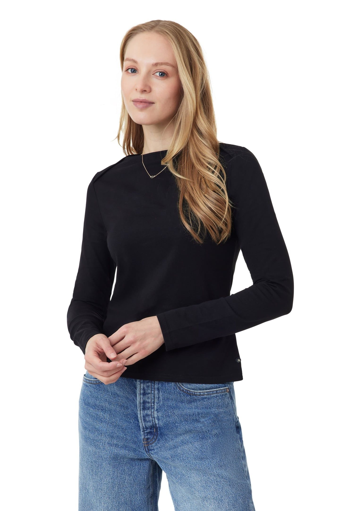 BOAT NECK TOP BLACK NIGHT 3