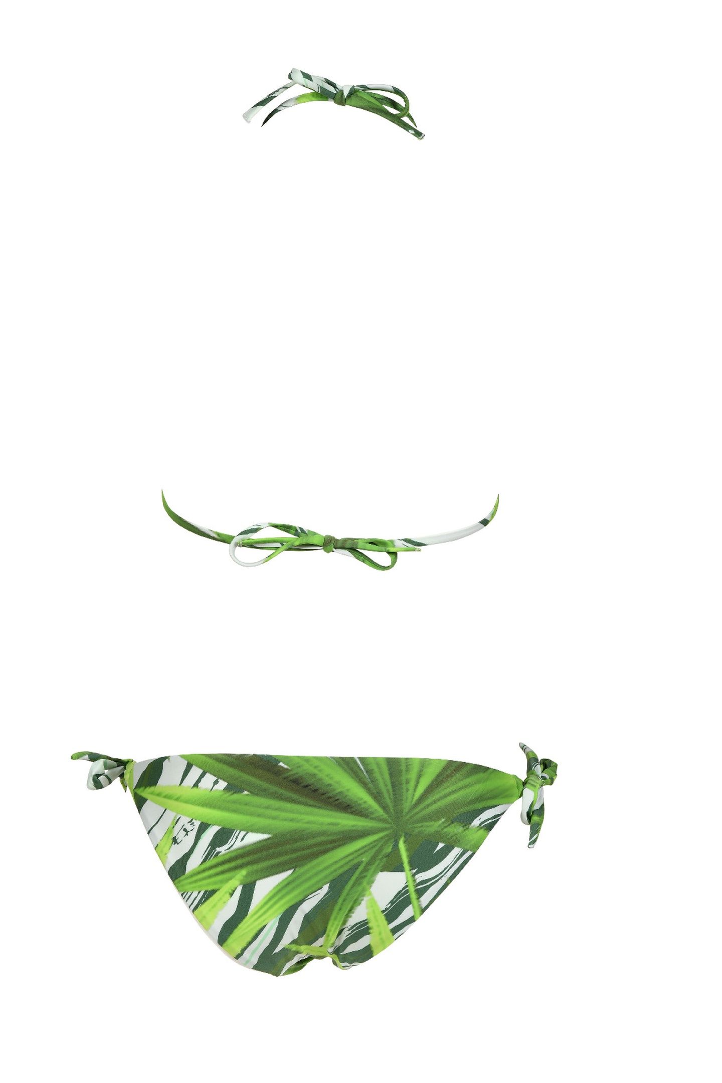 WOBIKINI TRIANGLE ALLOVER LEAF MULTI 6