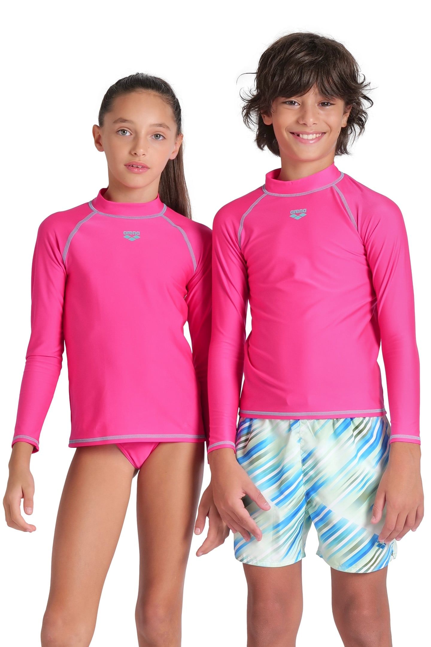 UNISEX JR RASH VEST L/S GRAPHIC FREAK ROSE 1
