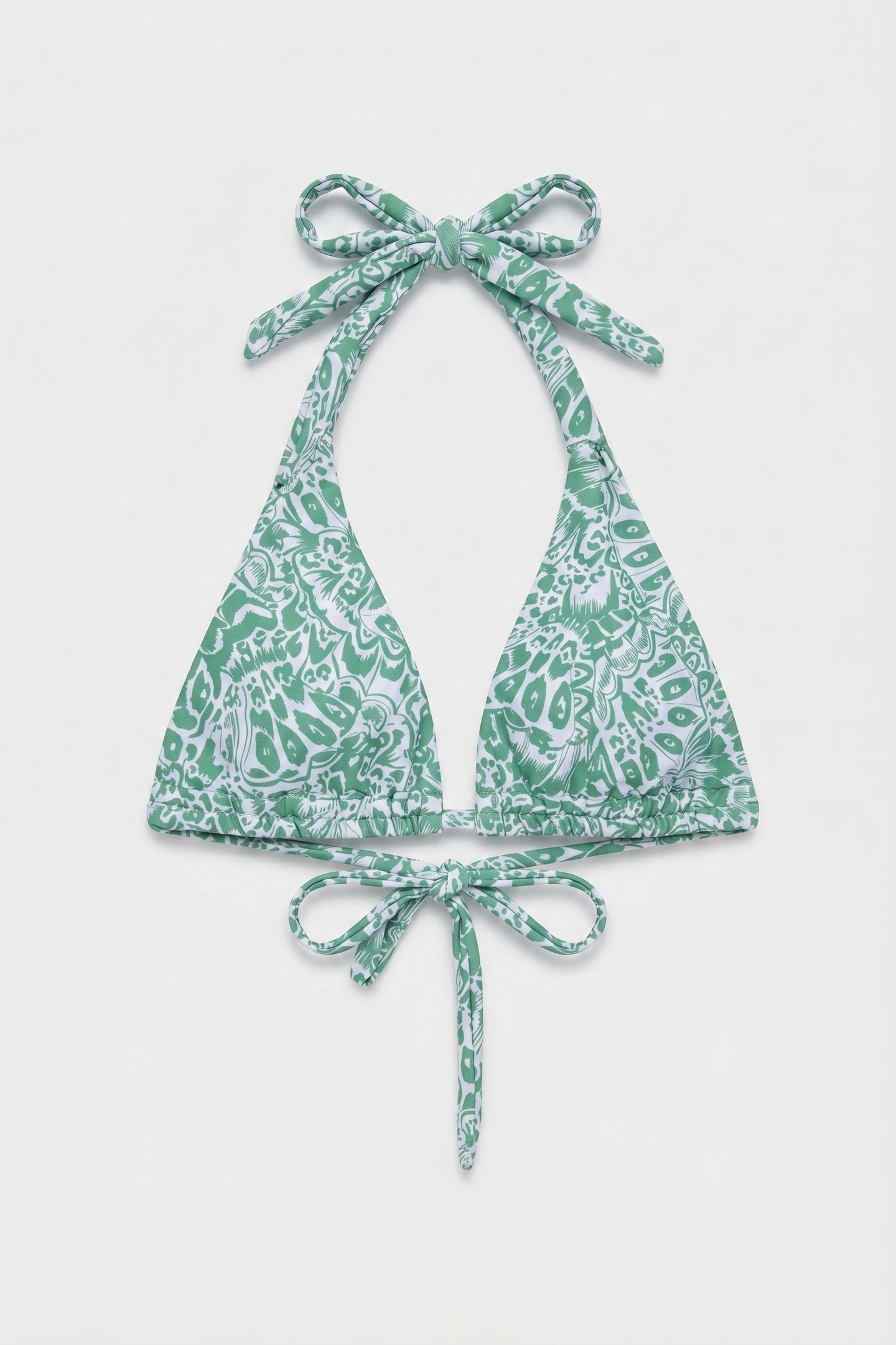 BIBI BIKINI TOP BUTTERFLY ANIMAL KELLY GREEN 2