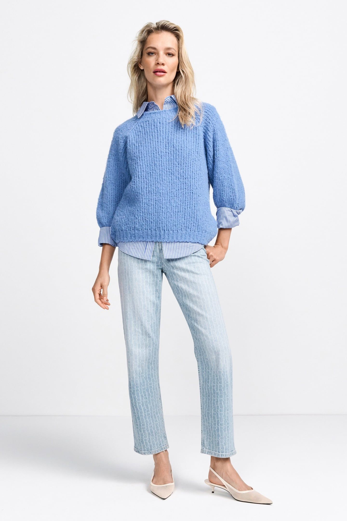VINTAGE STRAIGHT LASER DENIM ORGANIC DENIM BLUE 1