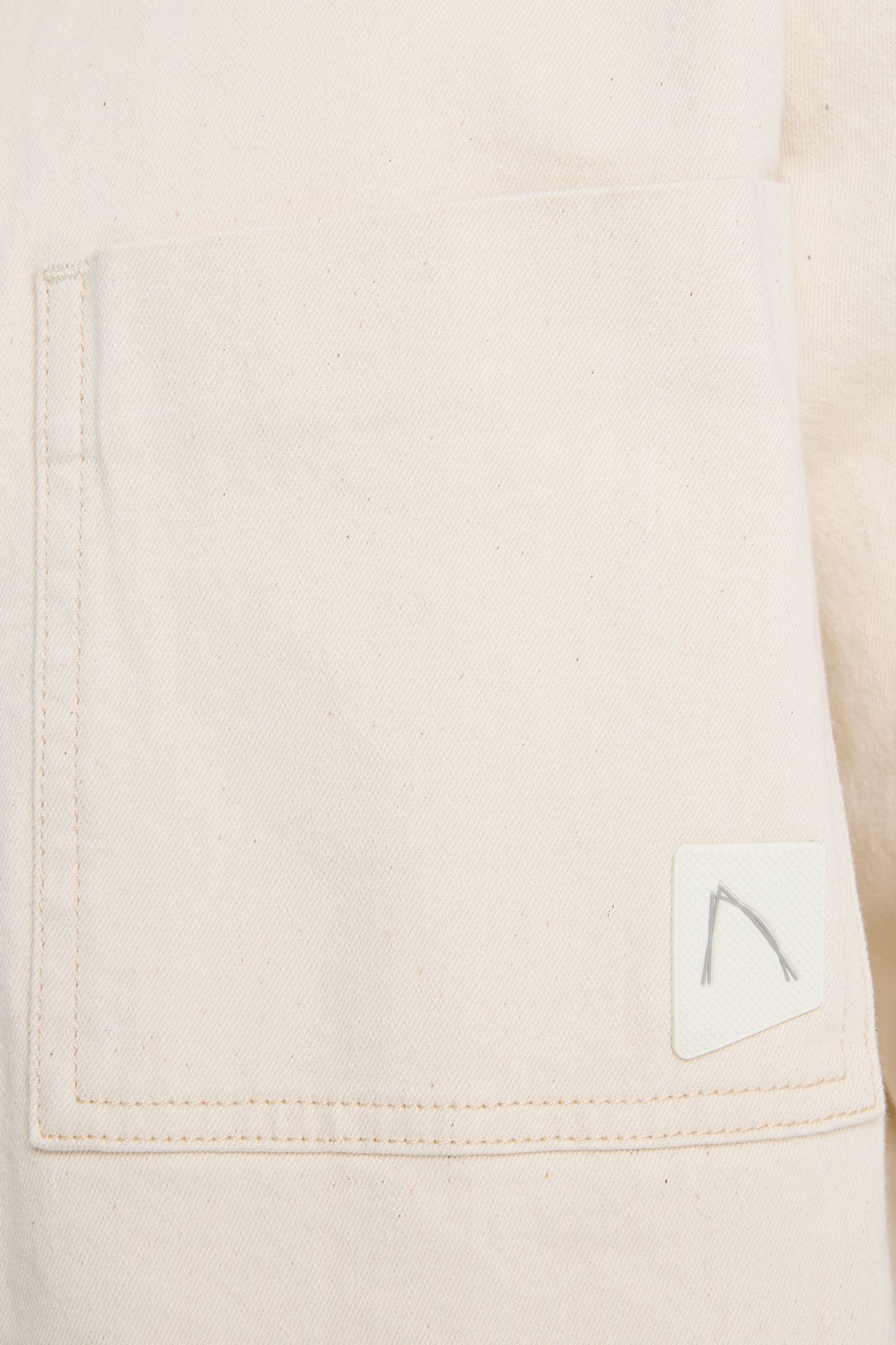 JAXON CURRENT SHIRT LONG SLEEVE WHITE DENIM 4