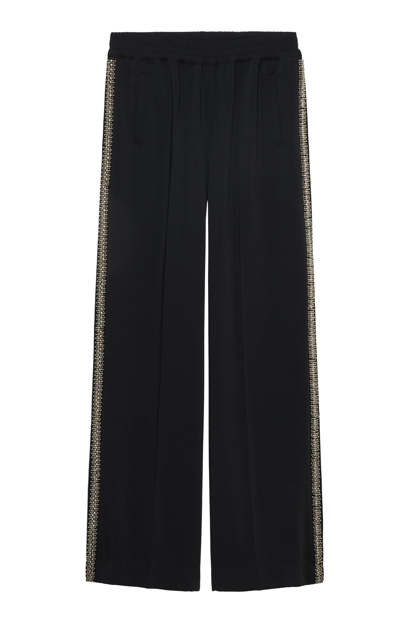 JOGGER TROUSERS WITH STRASS DETAIL BLACK 3