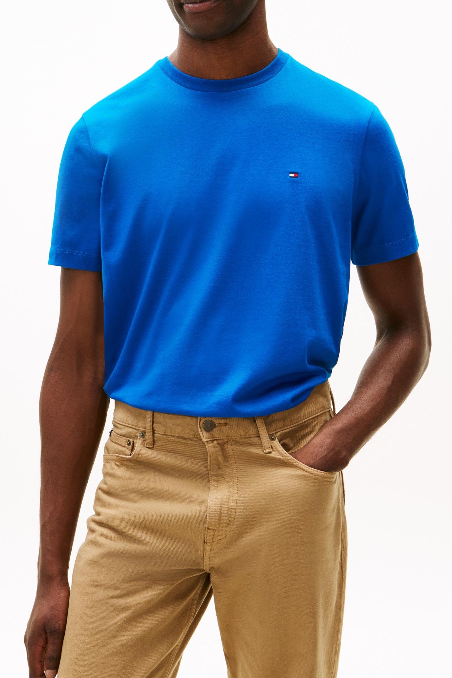 ESSENTIAL SEASONAL REGULAR FIT TEE VIBRANT INDIGO 1