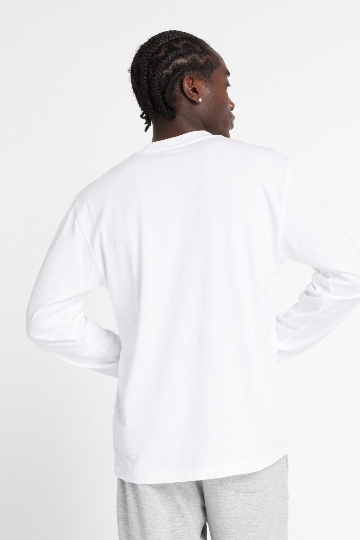 ATHLETICS COTTON LONG SLEEVE WHITE 3
